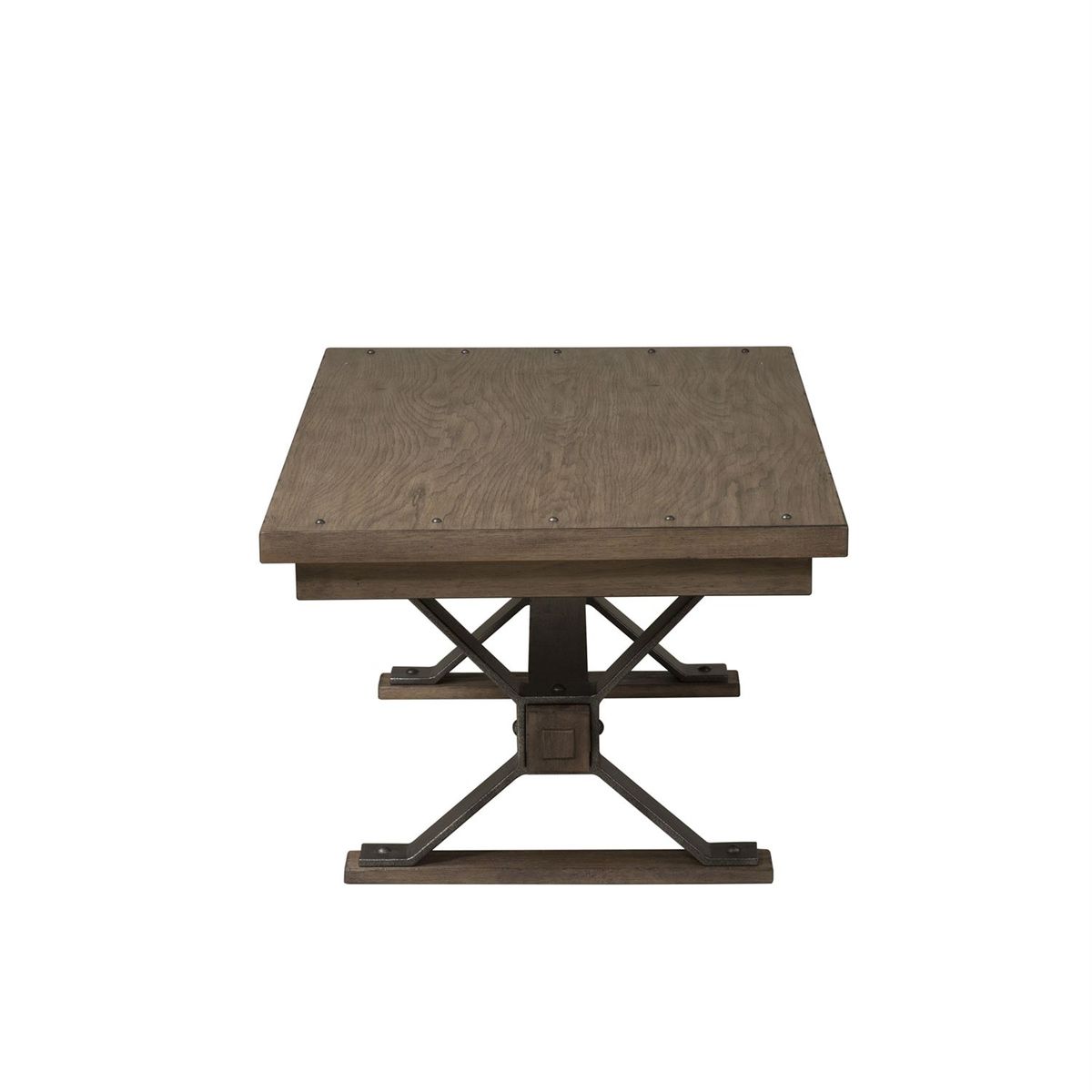Liberty Sonoma Road Rectangular Cocktail Table in Weathered Beaten Bark - Luxury Home Furniture (MI)