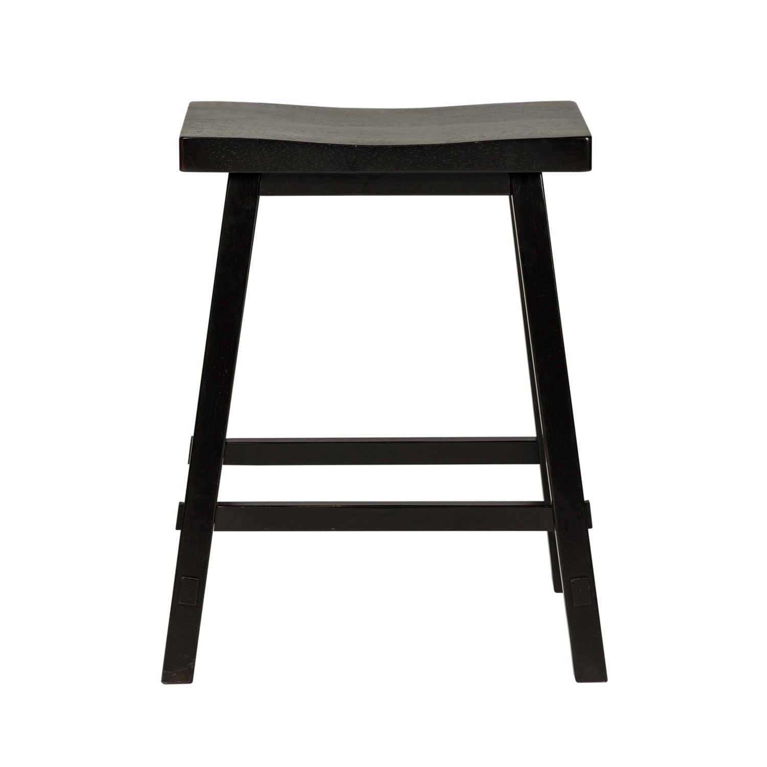 Creations 24 Inch Sawhorse Counter Stool - Black (RTA) image