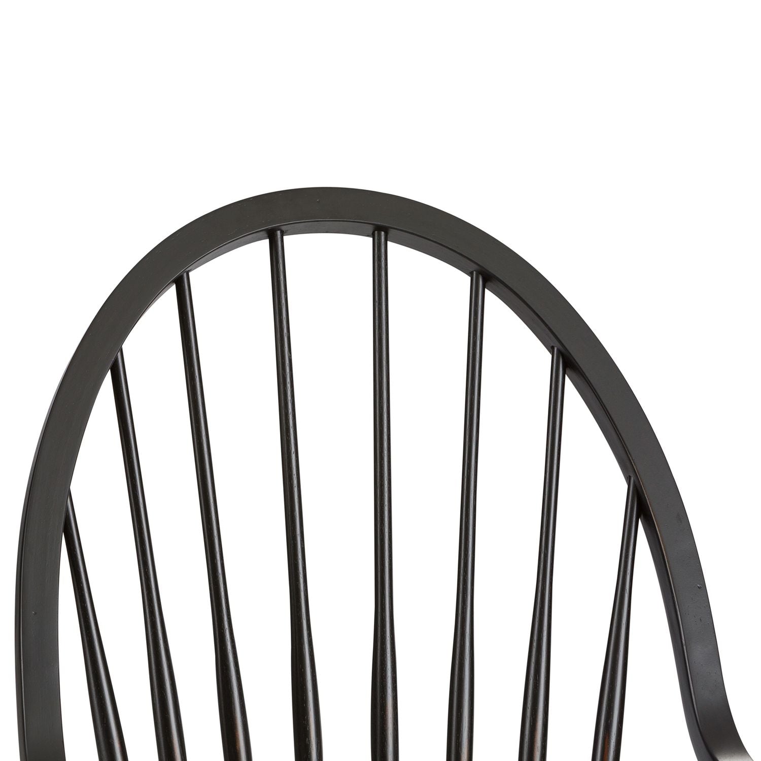 Hearthstone Ridge Windsor Back Arm Chair - Black image