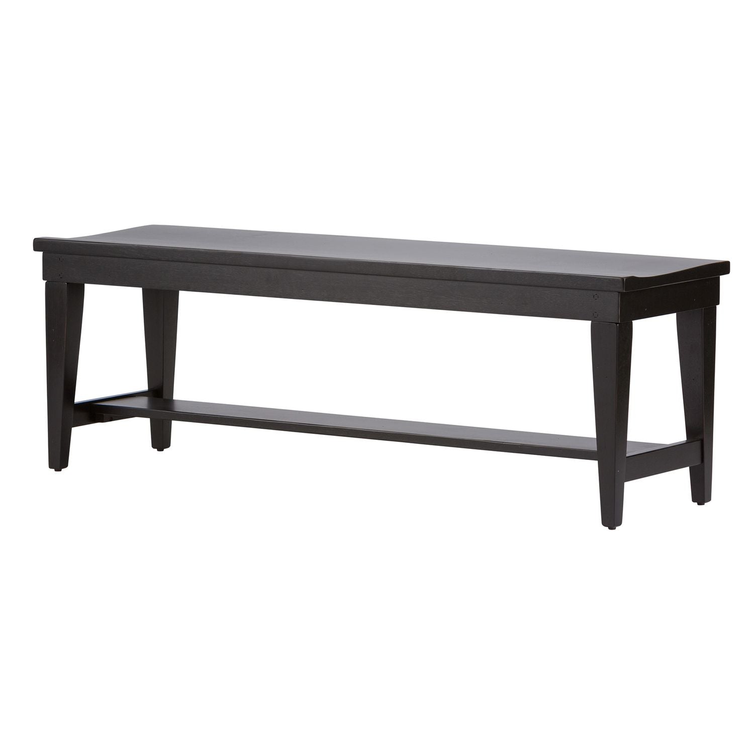 Hearthstone Bench in Black - Luxury Home Furniture (MI)