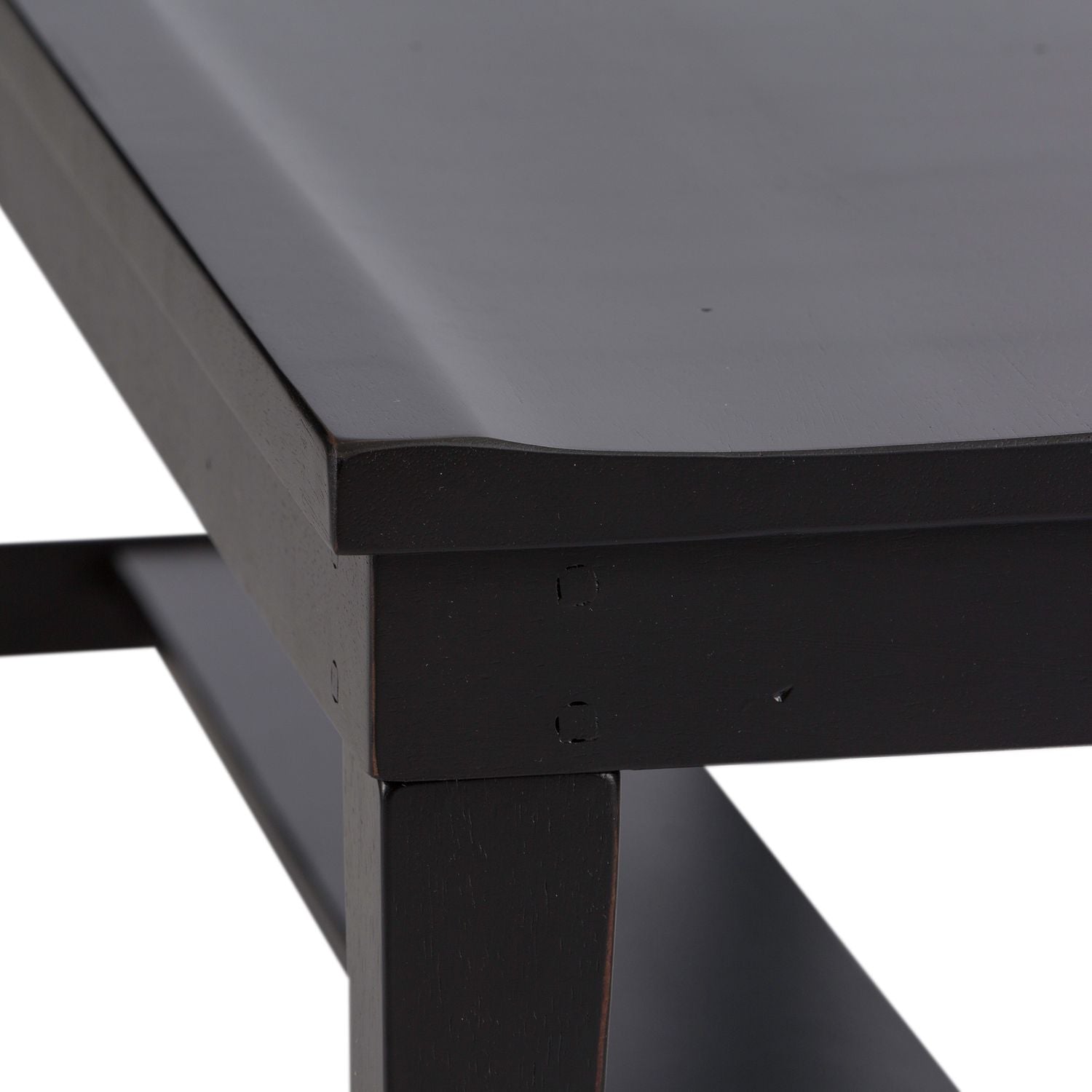 Hearthstone Bench in Black - Luxury Home Furniture (MI)