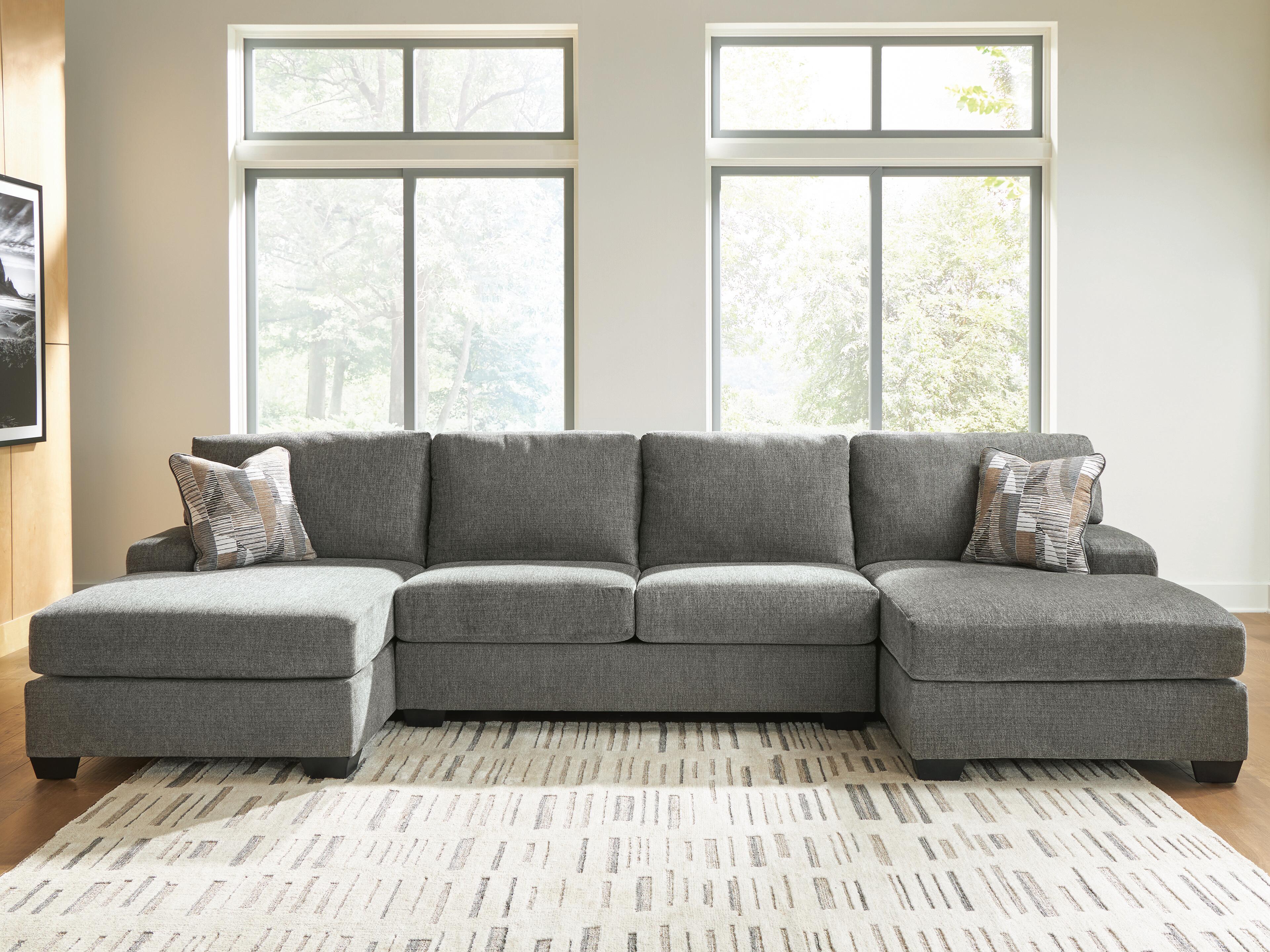 Clarington Sectional with Double Chaise - Luxury Home Furniture (MI)