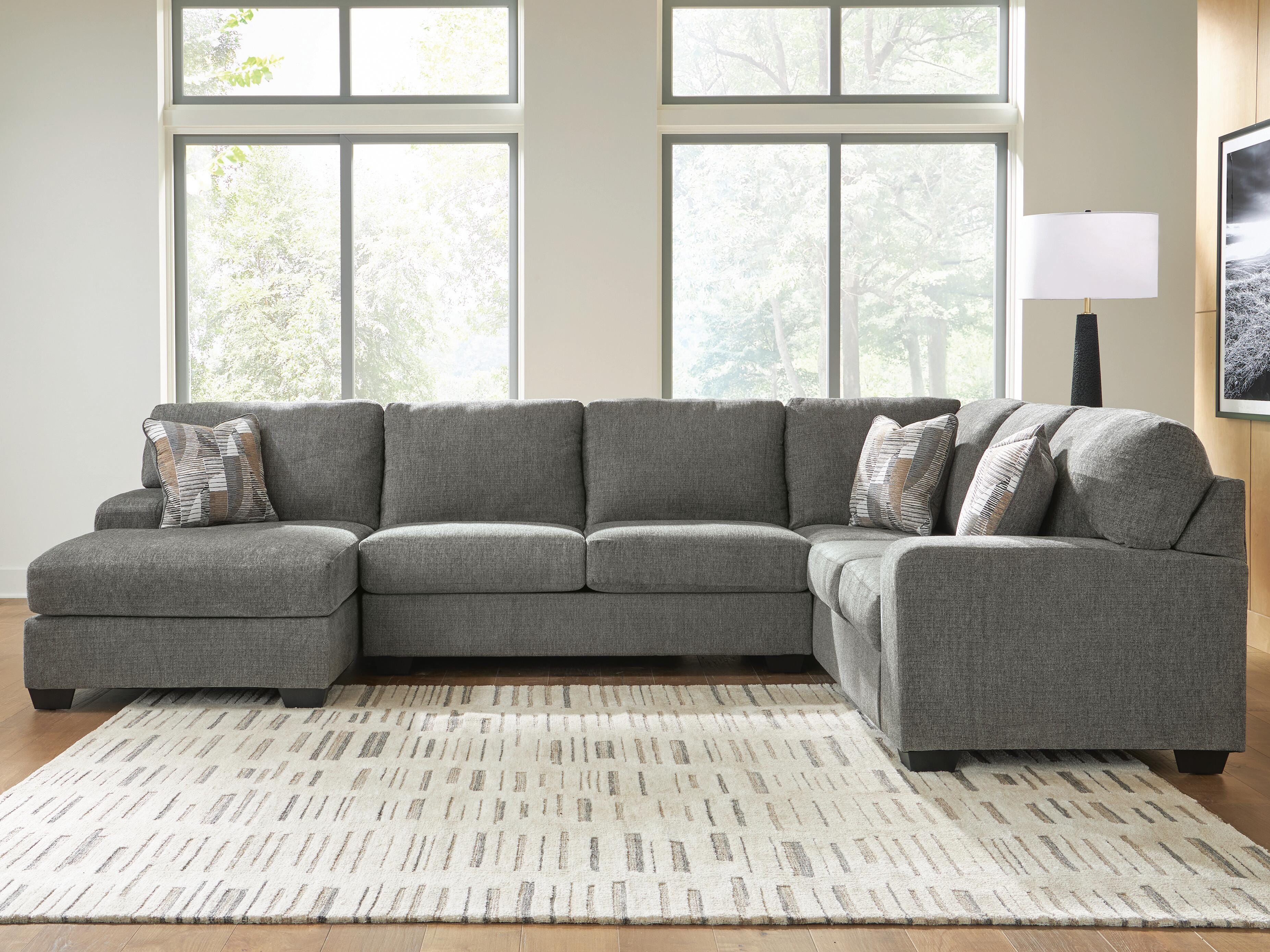 Clarington Sleeper Sectional with Chaise - Luxury Home Furniture (MI)