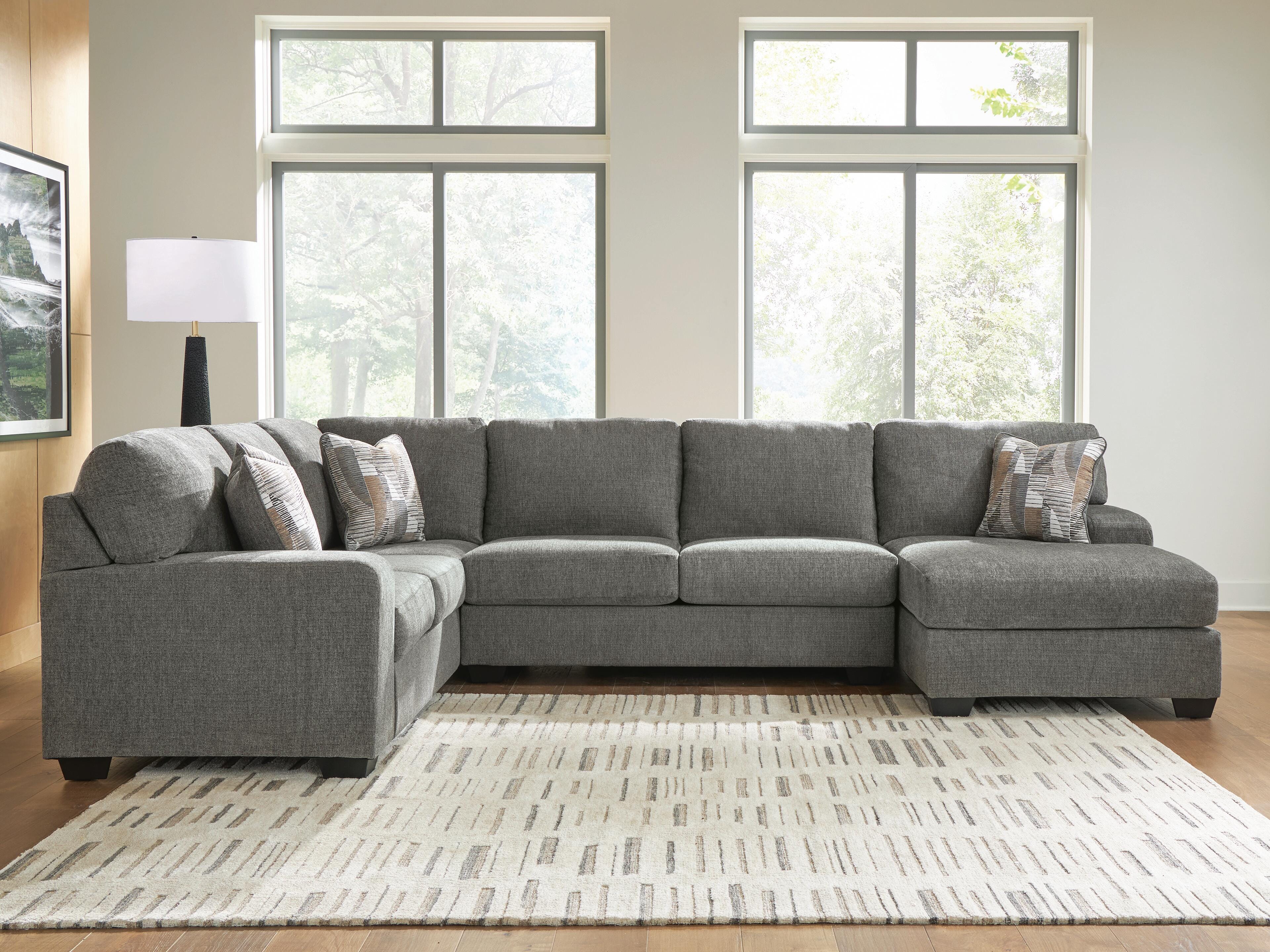 Clarington Sectional with Chaise - Luxury Home Furniture (MI)