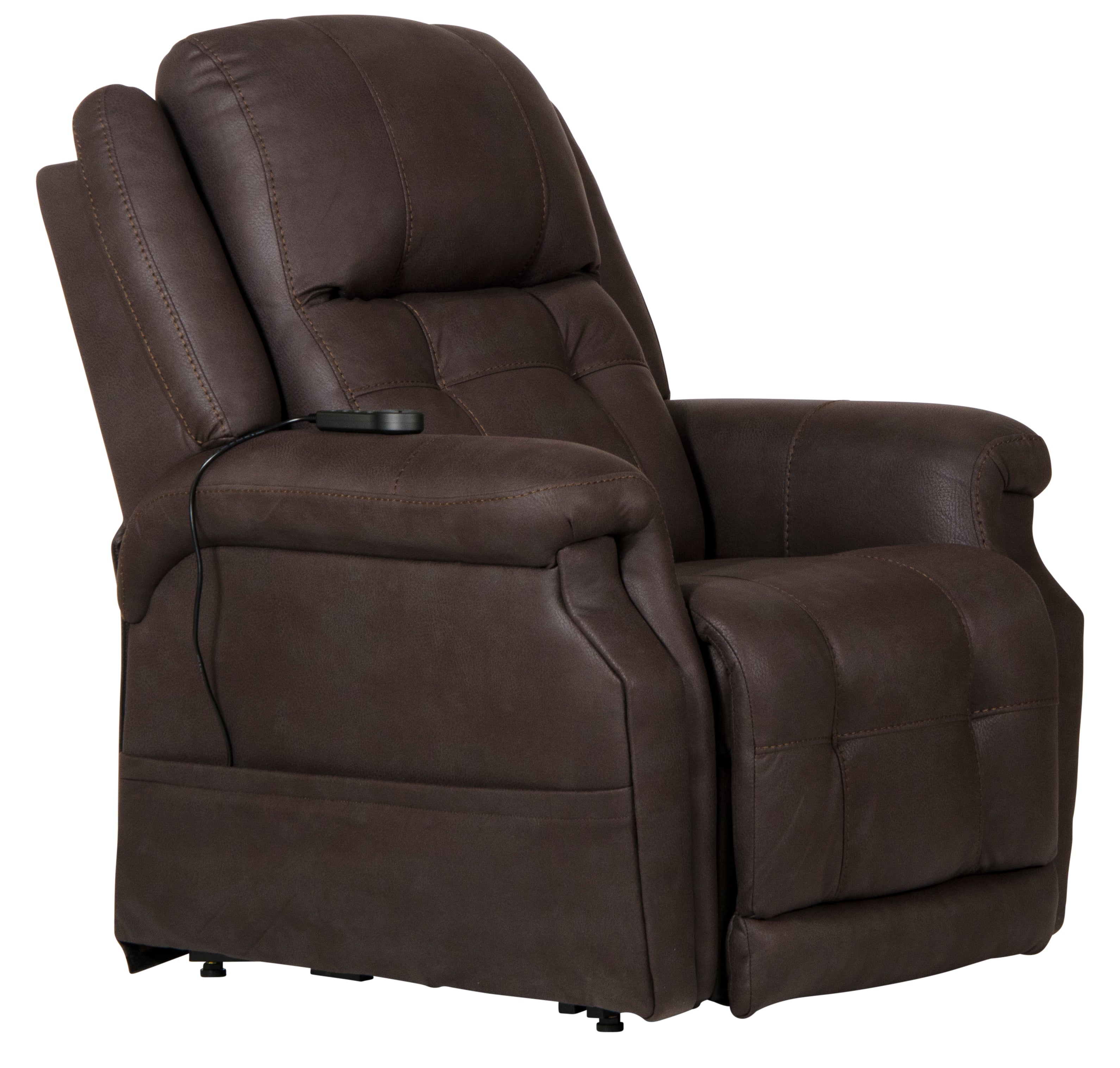 Haywood Power Headrest Power Lift Lay Flat Recliner w/Heat & Msg - Luxury Home Furniture (MI)