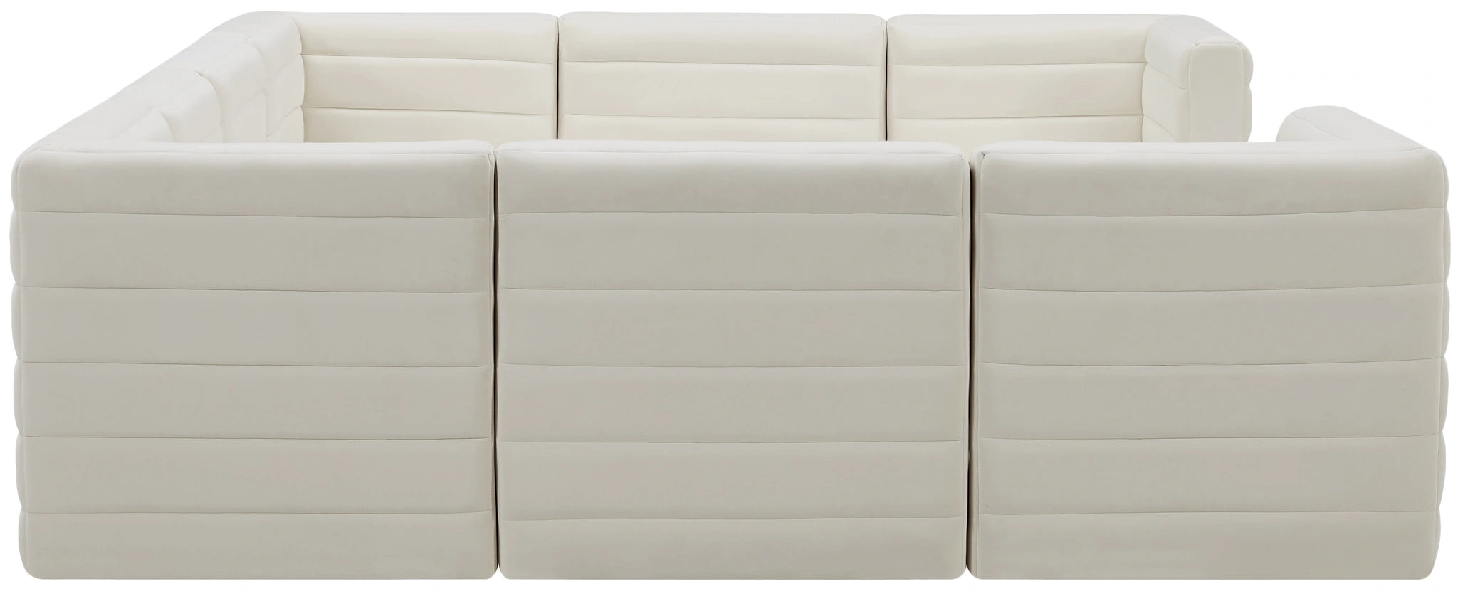Quincy Cream Velvet Modular Sectional