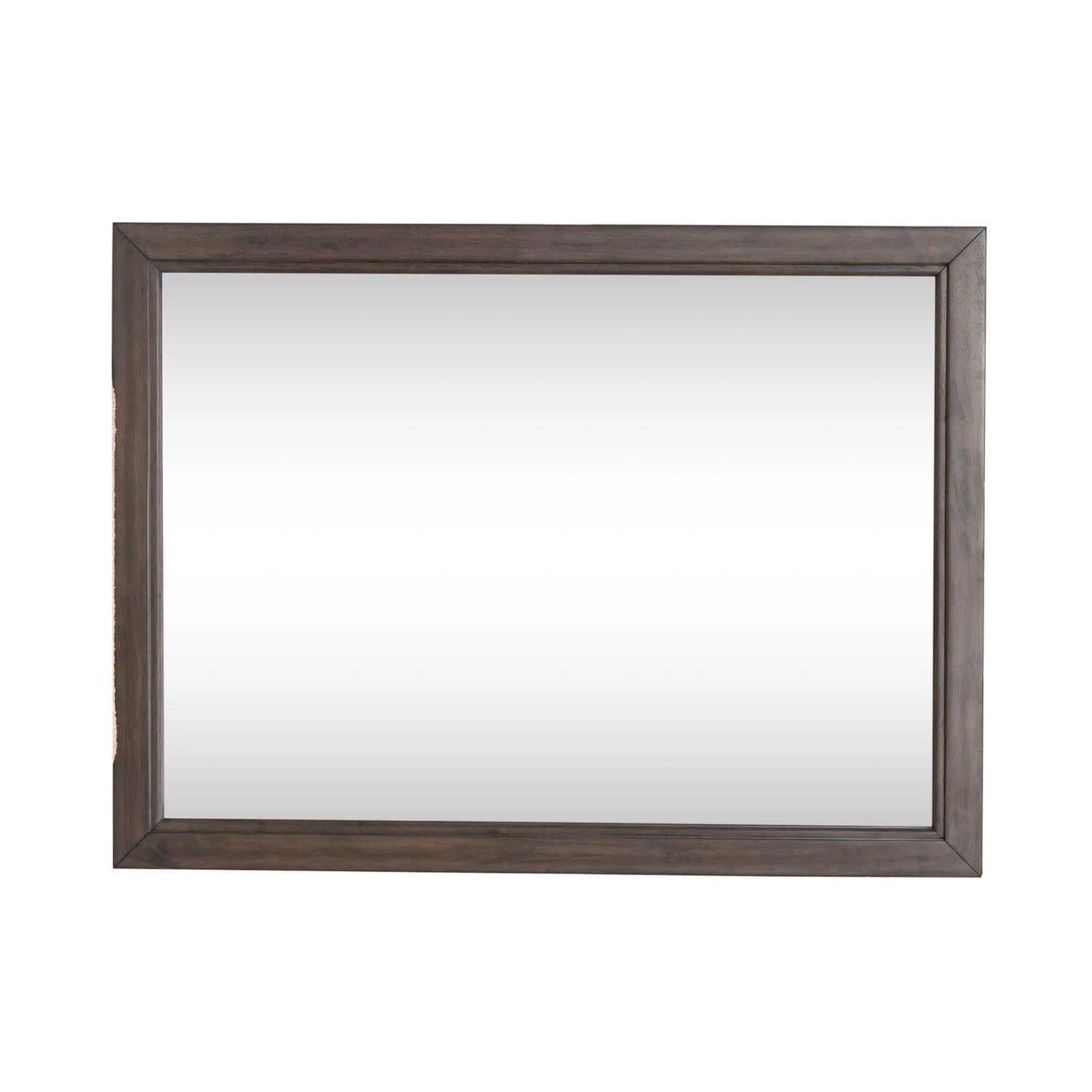 Modern Edge Landscape Mirror in Caffe image