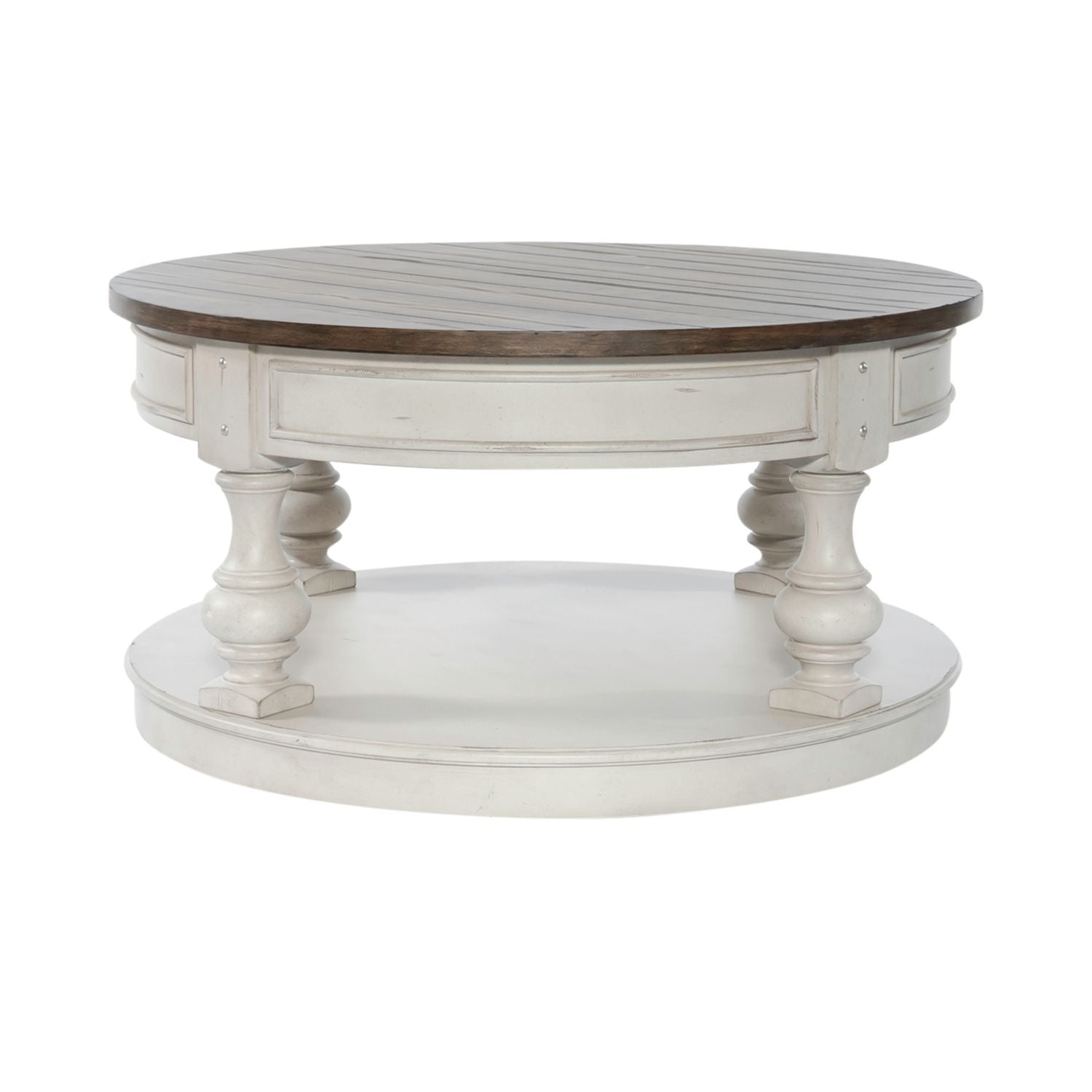 Morgan Creek Cocktail Table in Antique White image