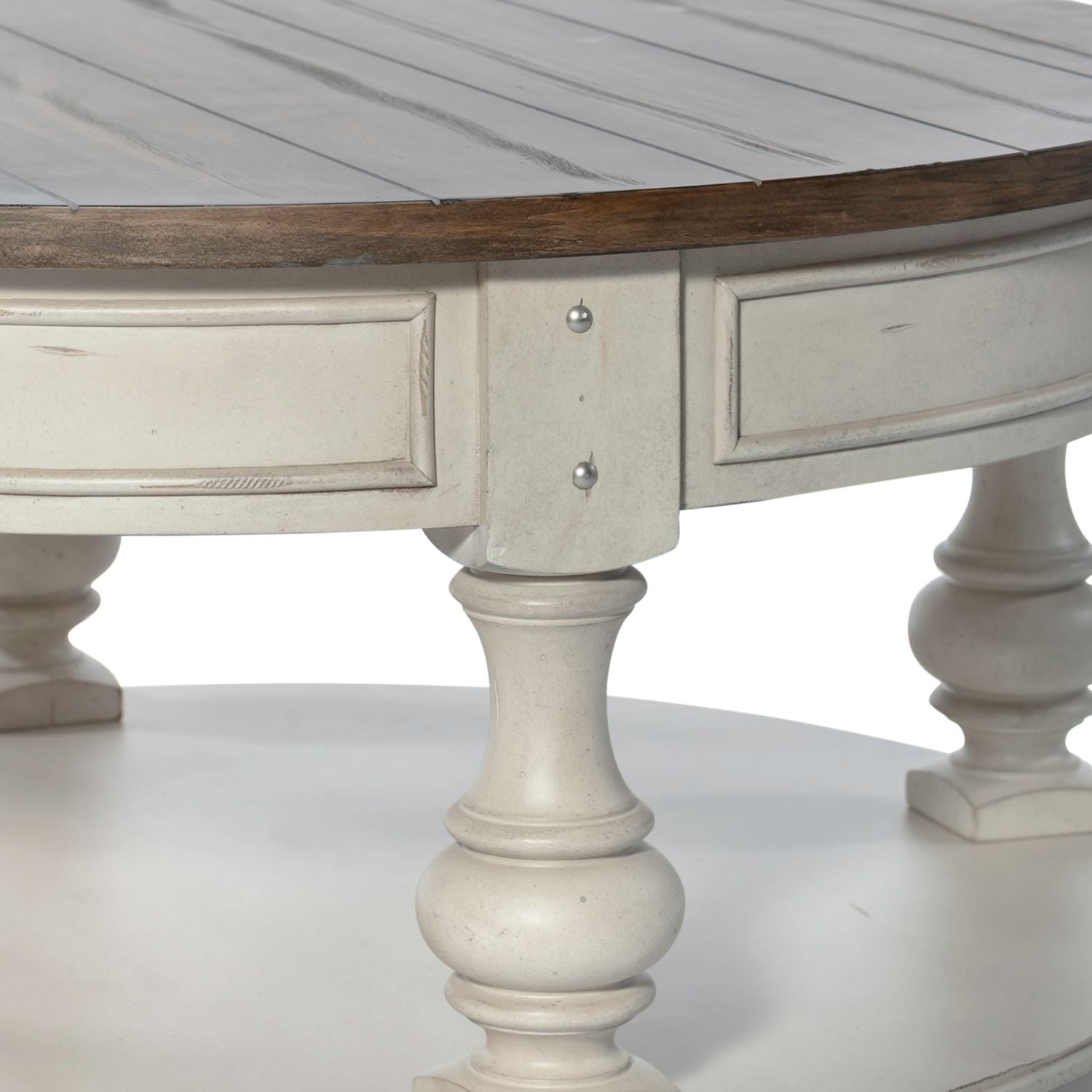 Morgan Creek Cocktail Table in Antique White image