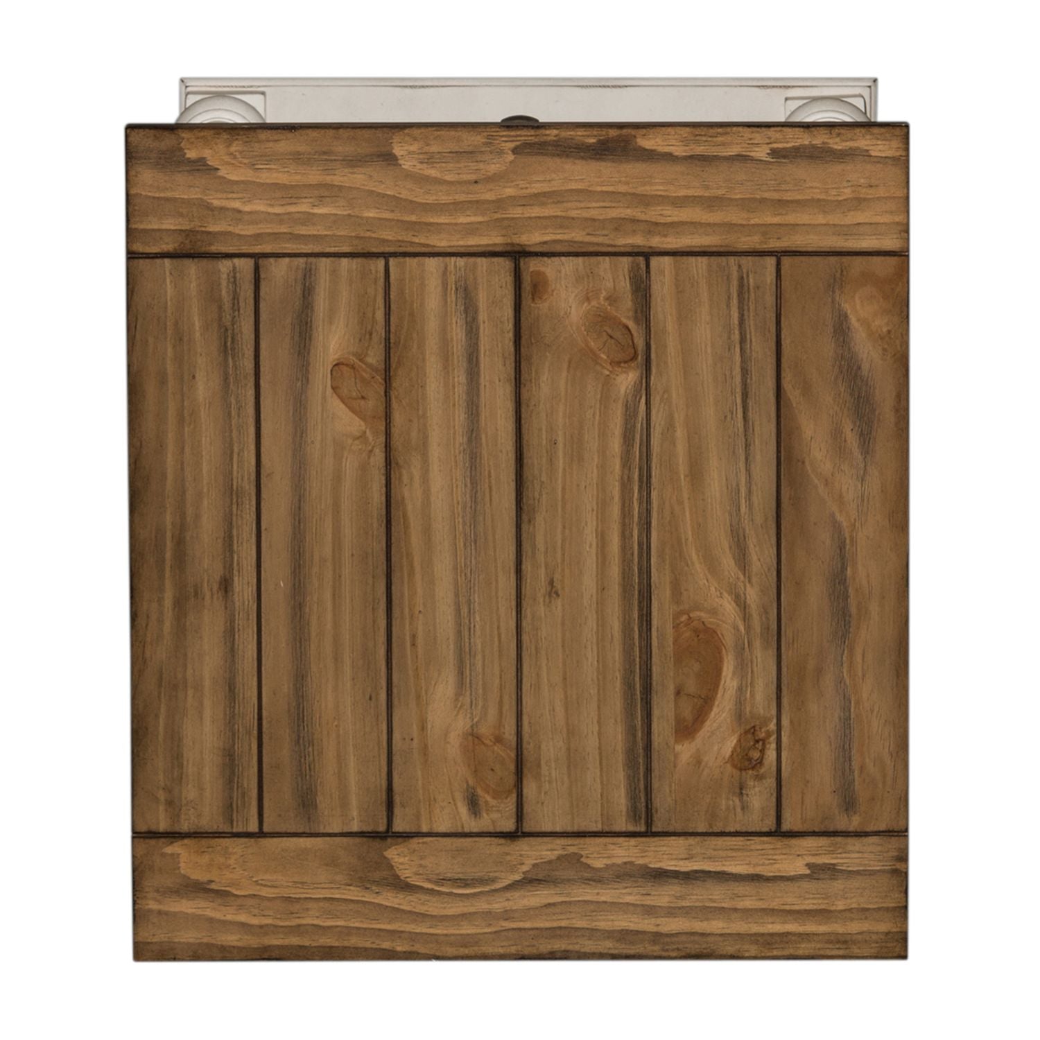 Morgan Creek End Table in Antique White - Luxury Home Furniture (MI)