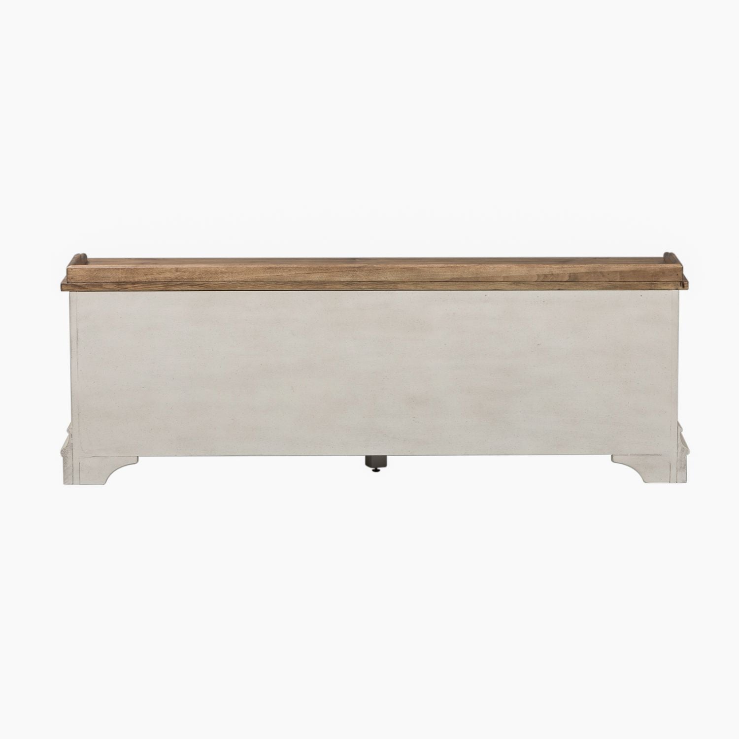 Morgan Creek Storage Hall Bench in Antique White - Luxury Home Furniture (MI)