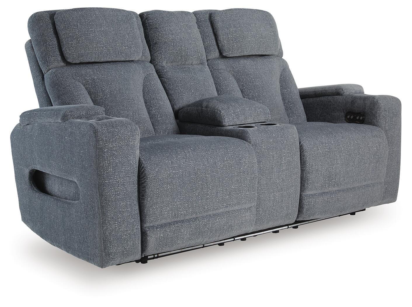 Studio Cave Power Reclining Loveseat with Console - Luxury Home Furniture (MI)