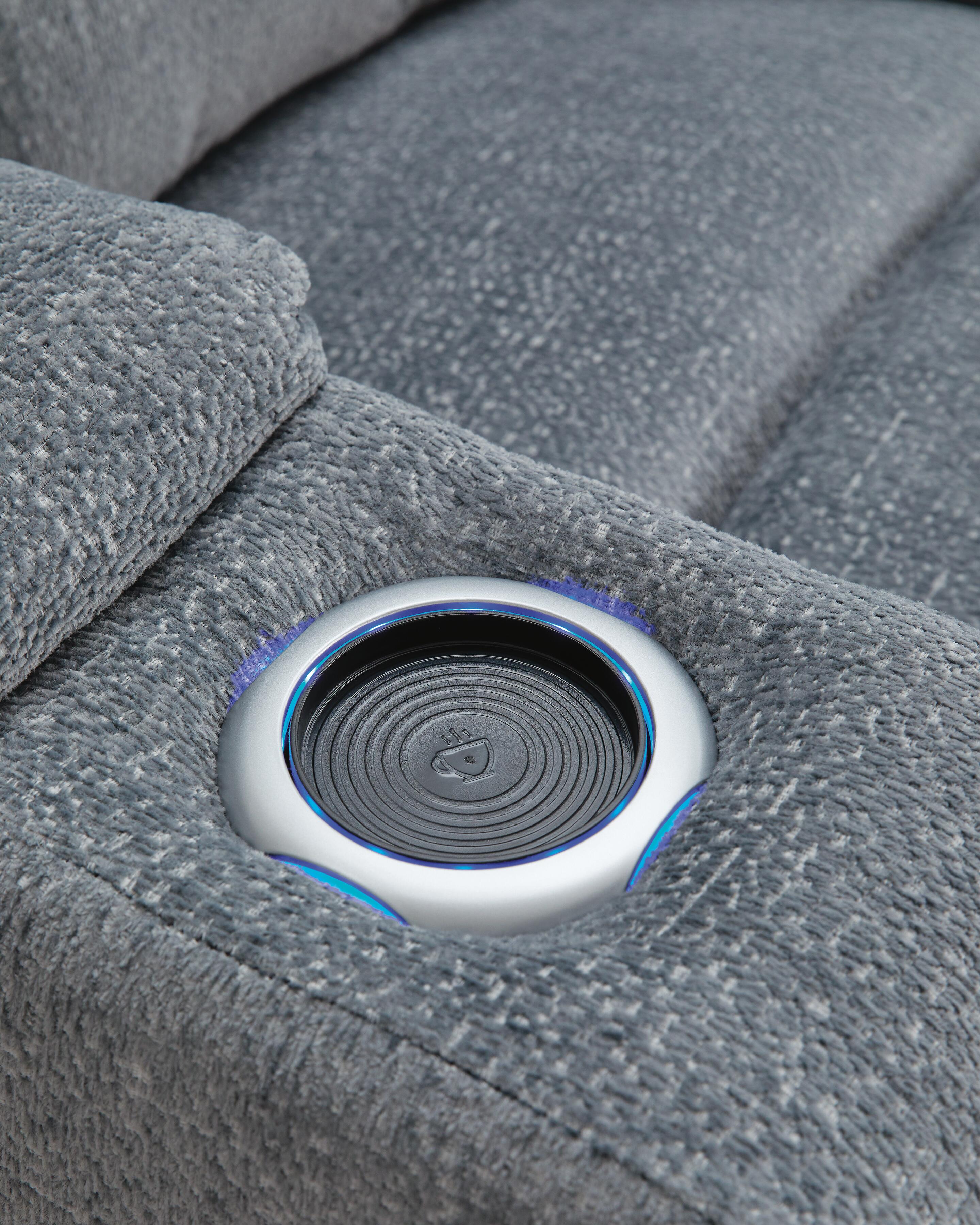Studio Cave Power Reclining Loveseat with Console - Luxury Home Furniture (MI)