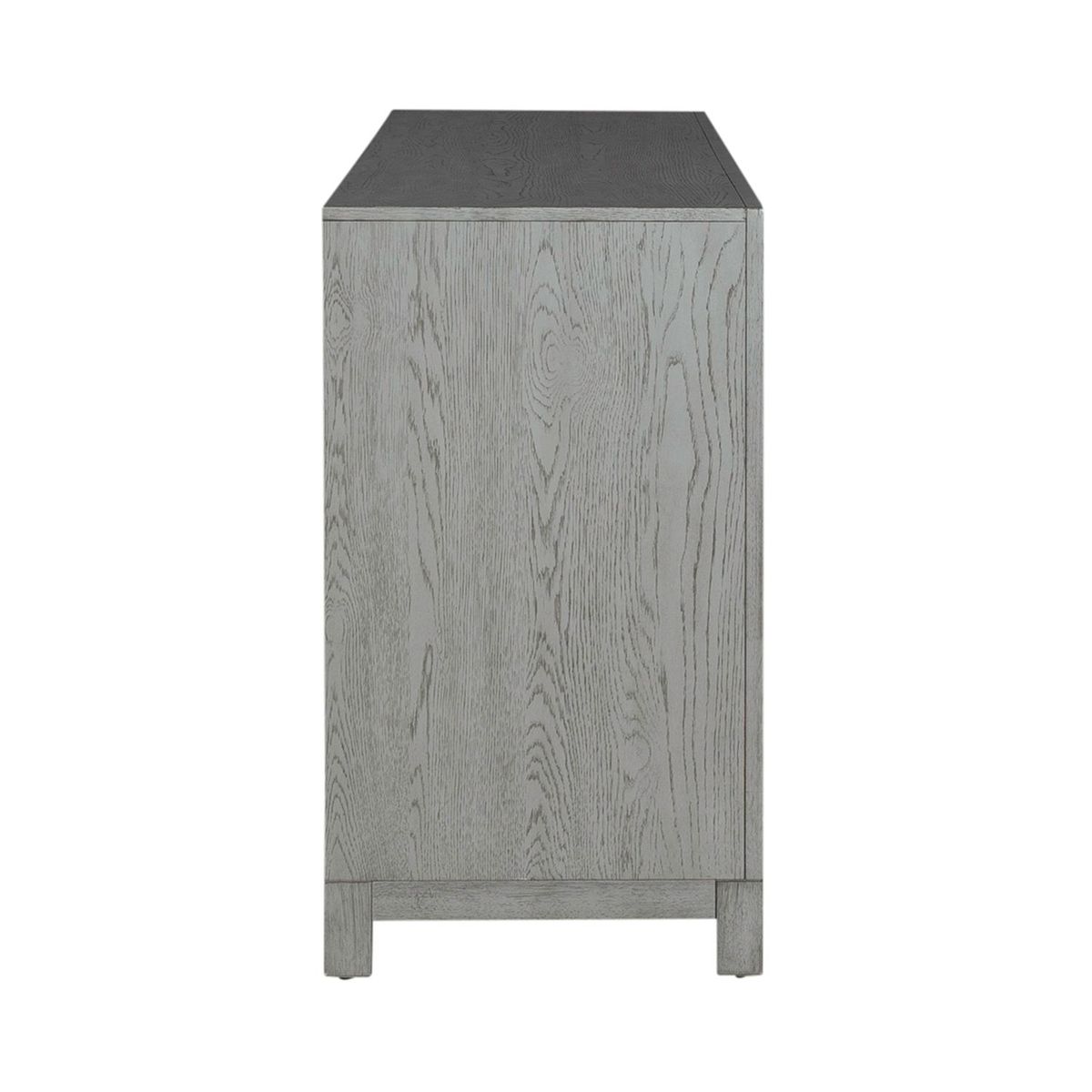 Liberty Furniture Palmetto Heights 78 Inch TV Console in Shell White/ Driftwood - Luxury Home Furniture (MI)