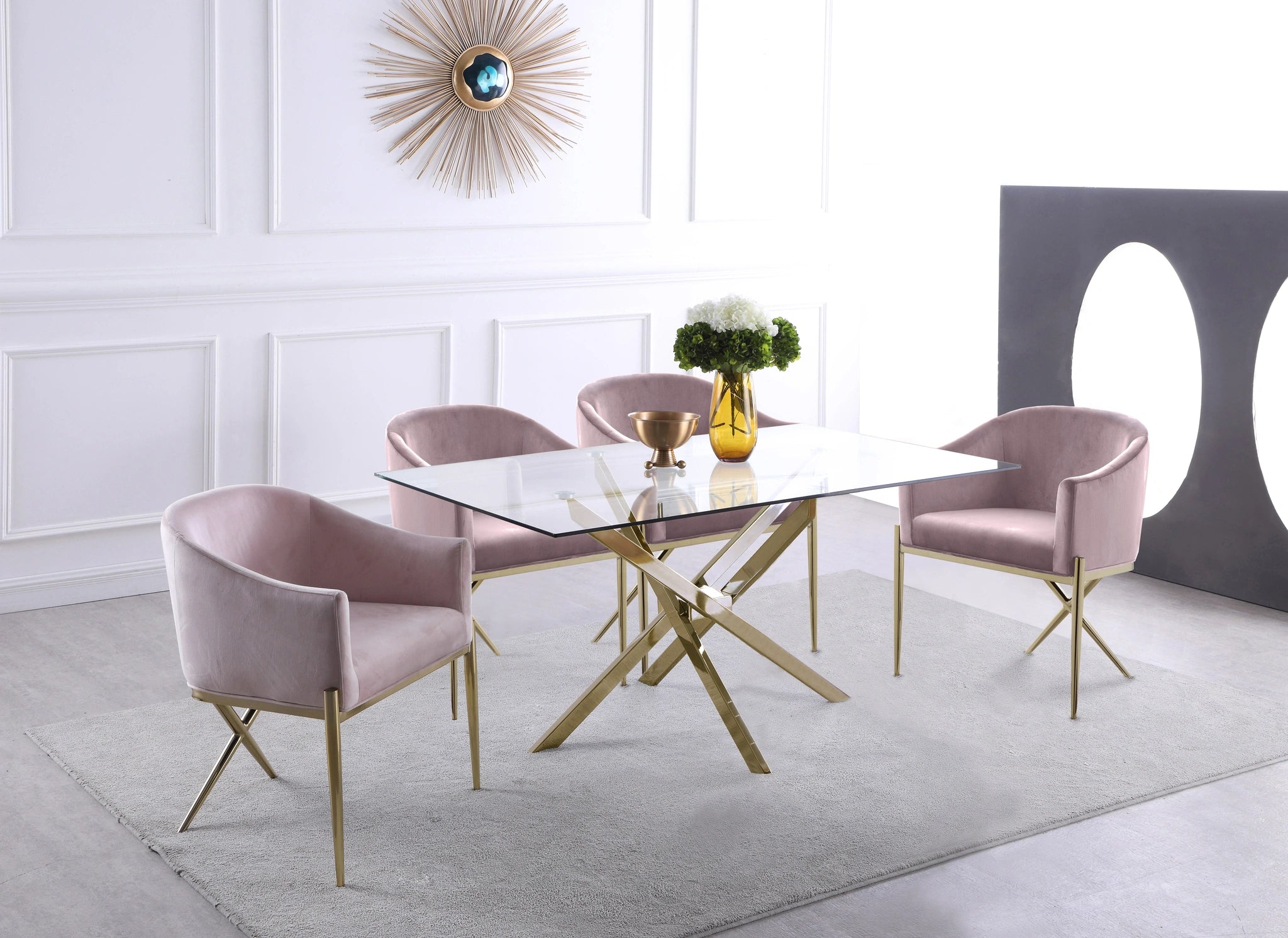 Xander Gold Dining Table