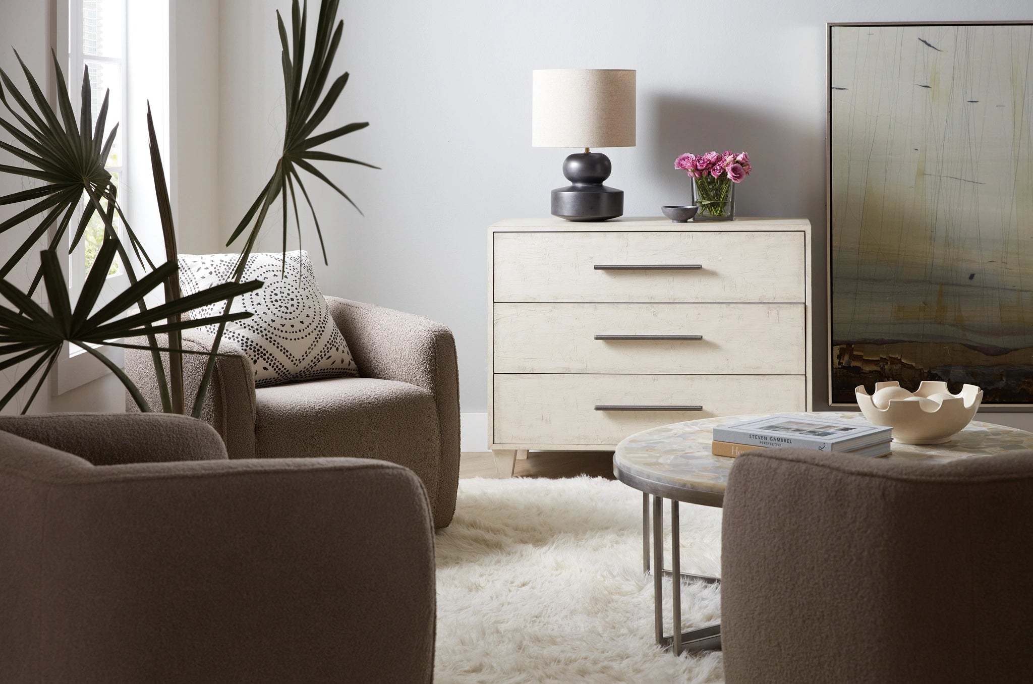 Melange Saffron Three Drawer Chest