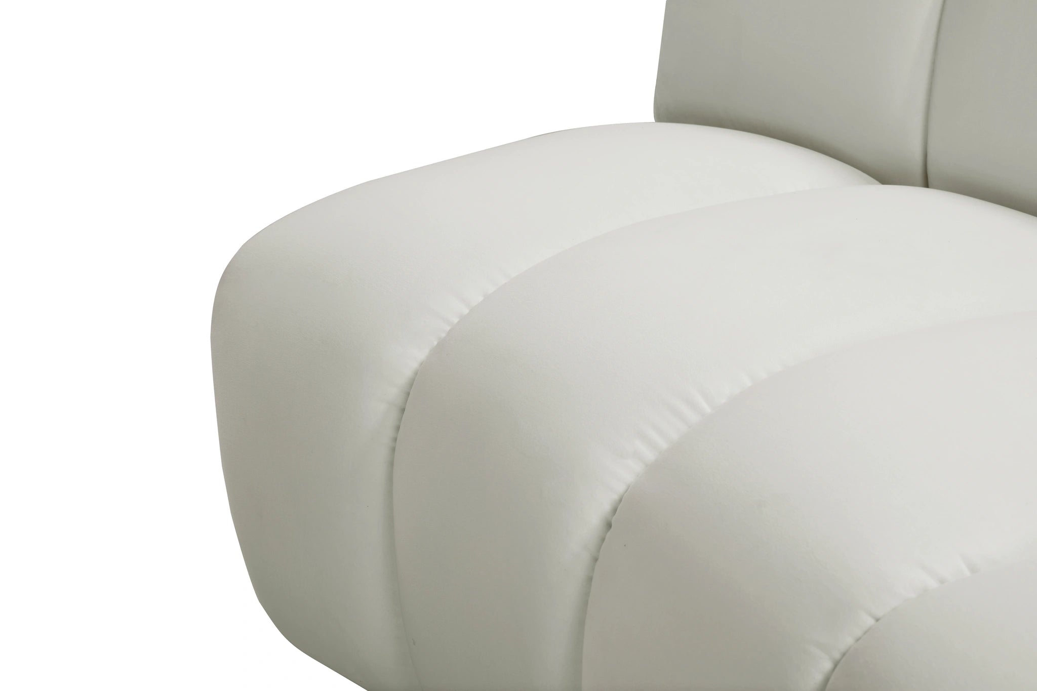 Infinity Cream Velvet 5pc. Modular Sectional