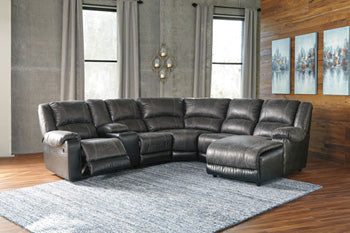 Nantahala Reclining Sectional - Luxury Home Furniture (MI)