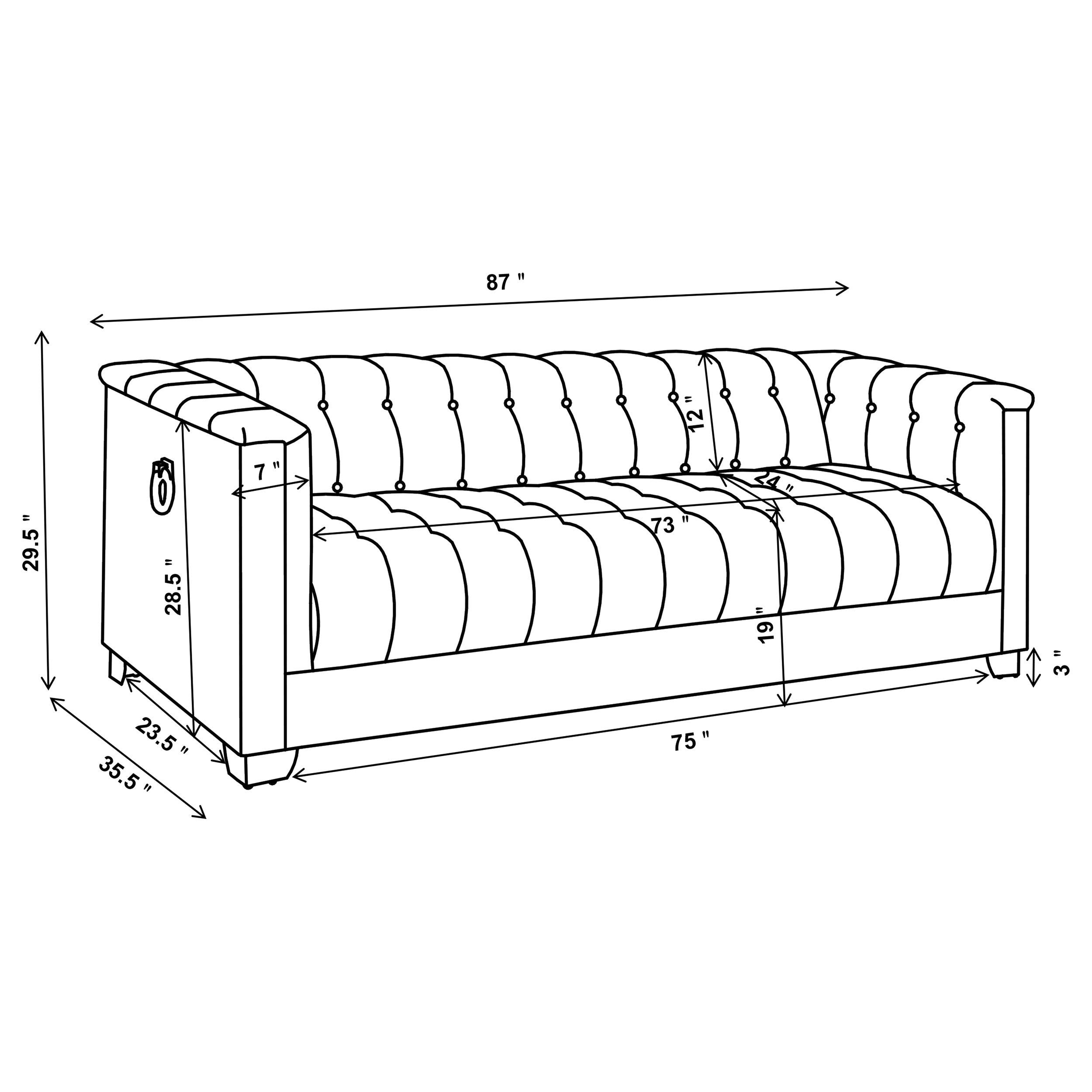 Chaviano Stationary 3 Pc Sets - Luxury Home Furniture (MI)