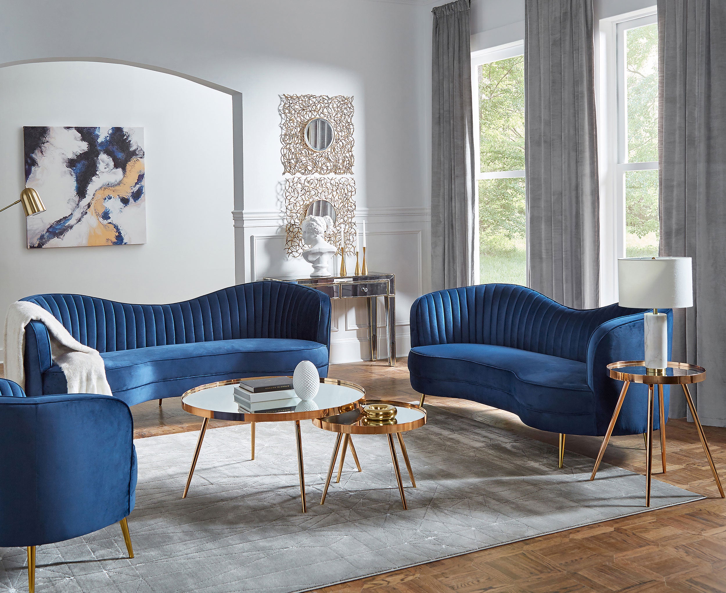 Sophia Stationary Sets - Luxury Home Furniture (MI)