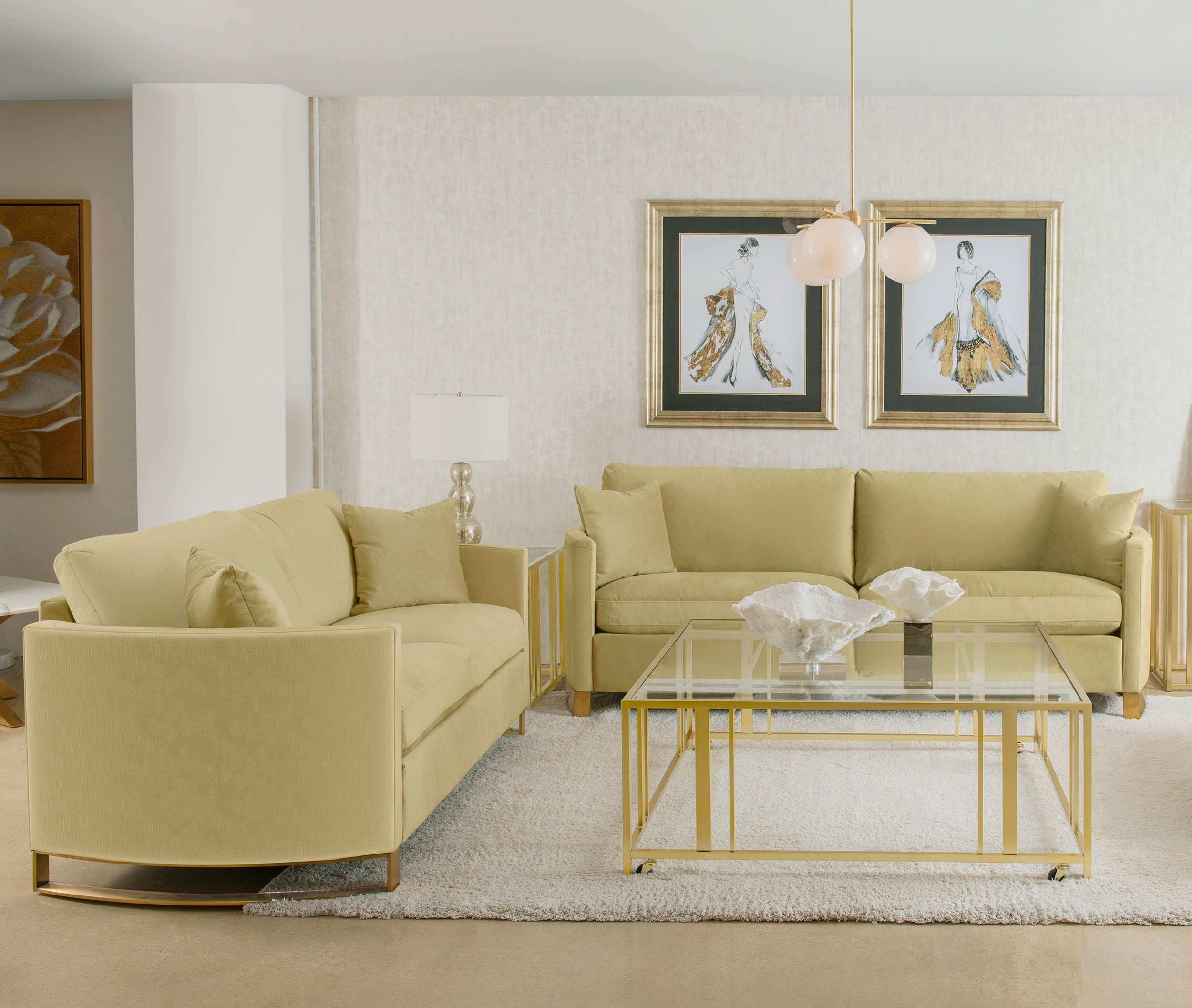 Corliss Stationary Sets - Luxury Home Furniture (MI)