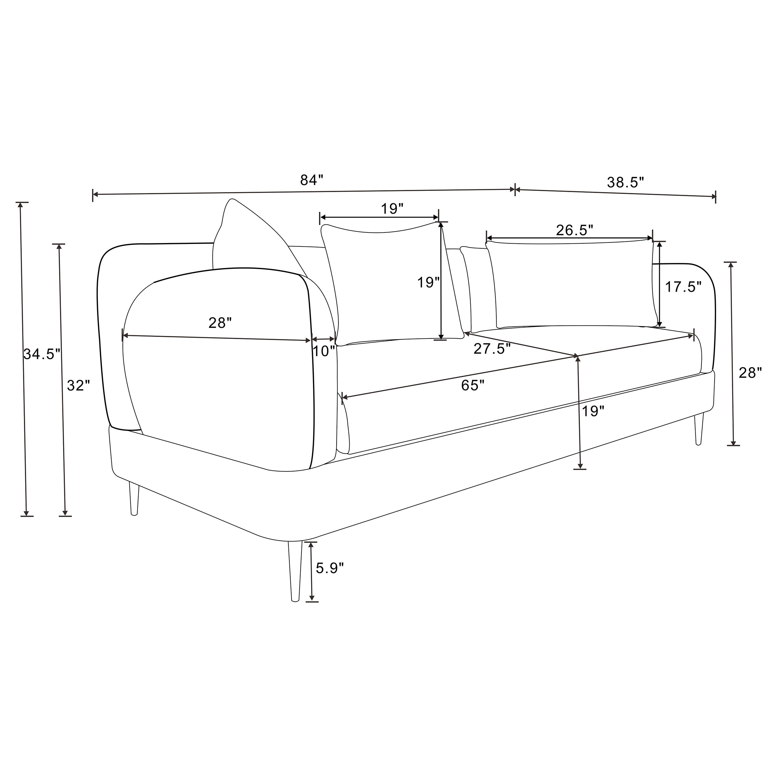 Jade Stationary Sofas