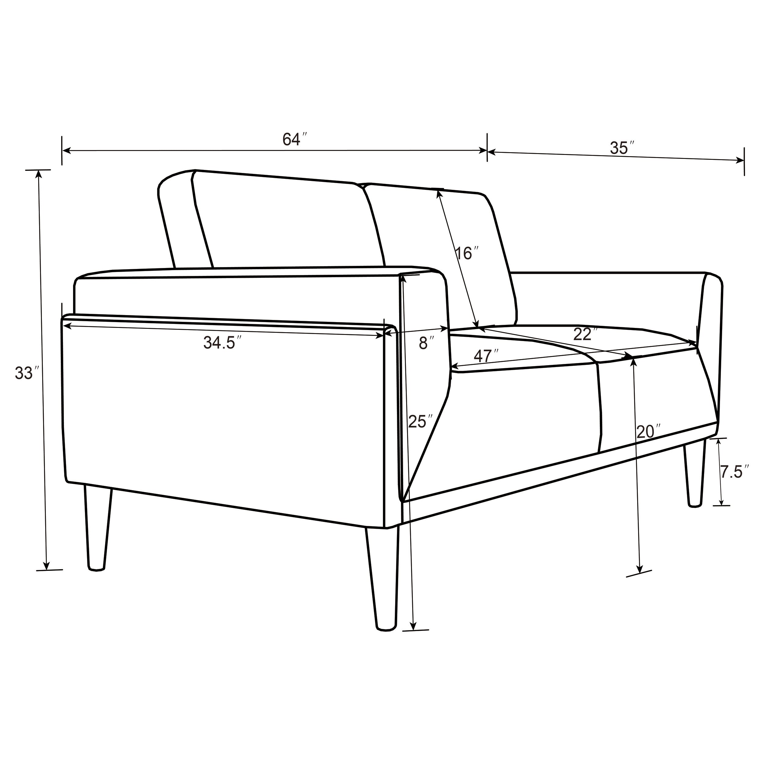 Rilynn Stationary Loveseat