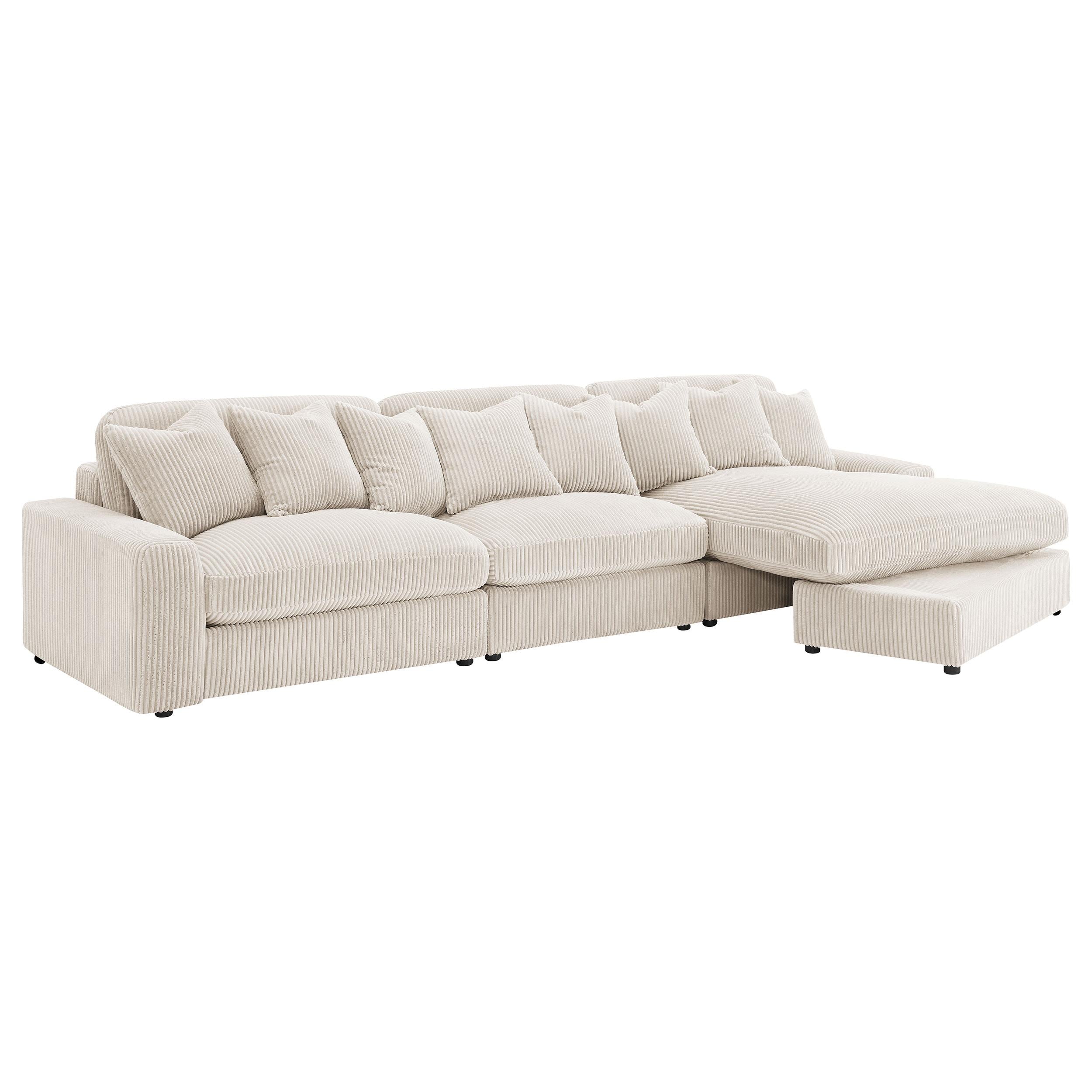 Blaine Upholstered Reversible Chaise Sectional Sofa - Luxury Home Furniture (MI)