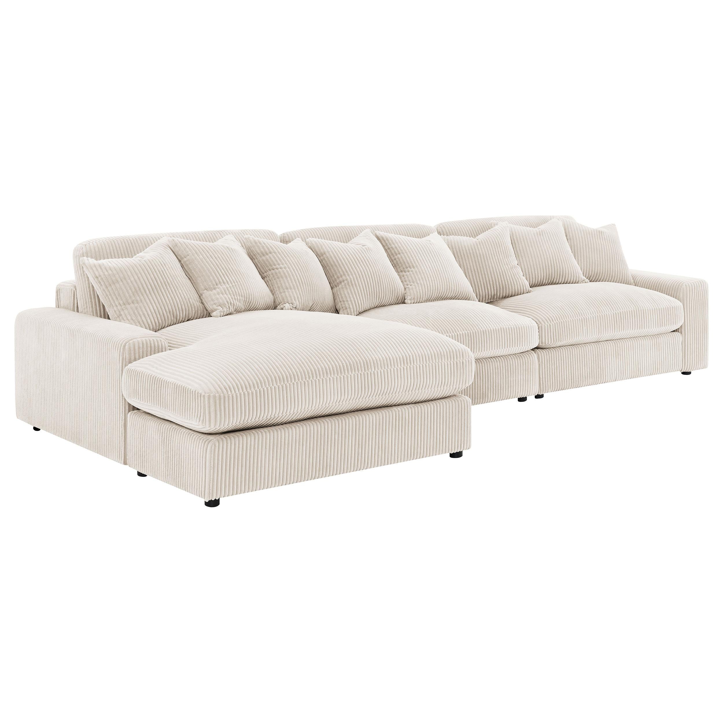 Blaine Upholstered Reversible Chaise Sectional Sofa - Luxury Home Furniture (MI)