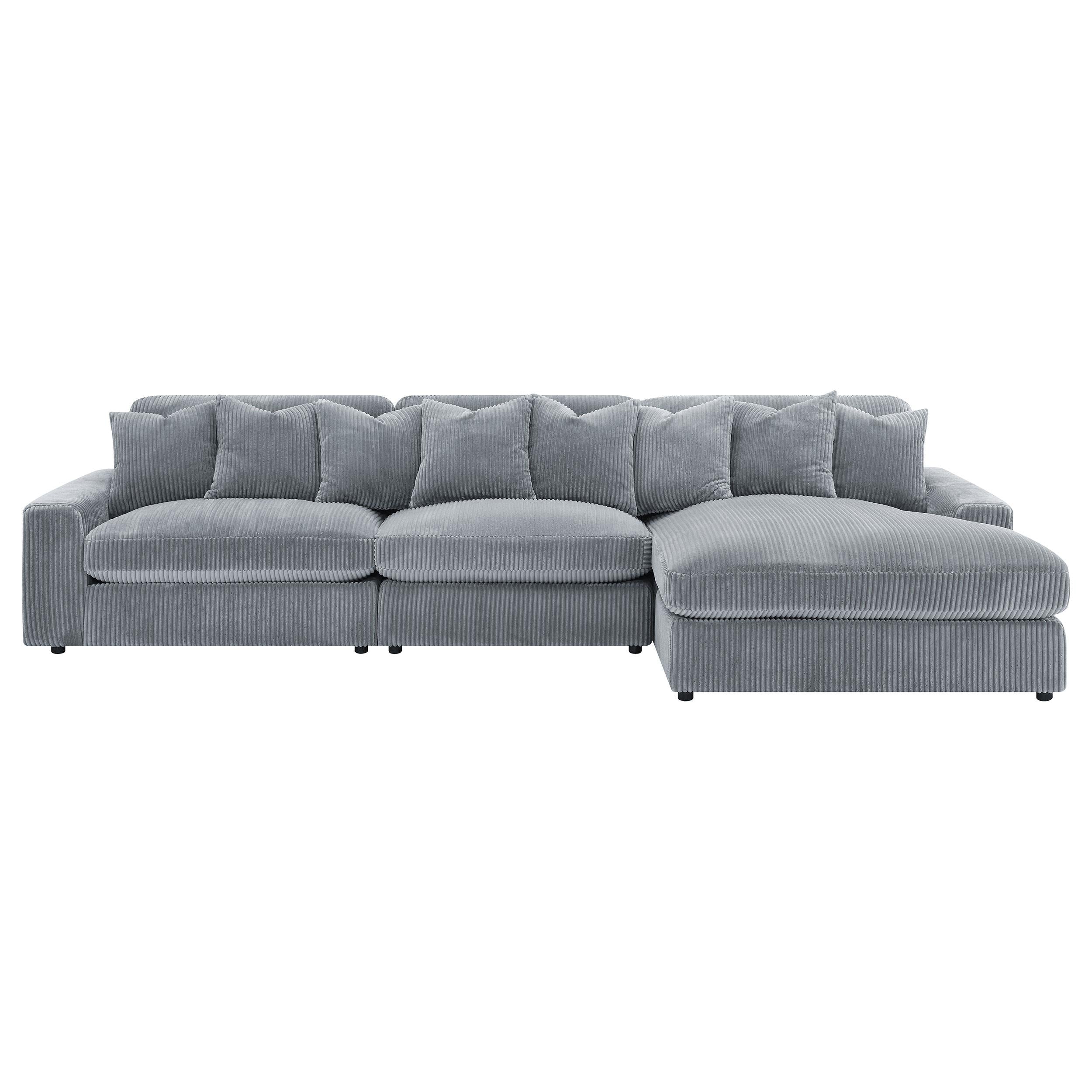 Blaine Upholstered Reversible Chaise Sectional Sofa - Luxury Home Furniture (MI)