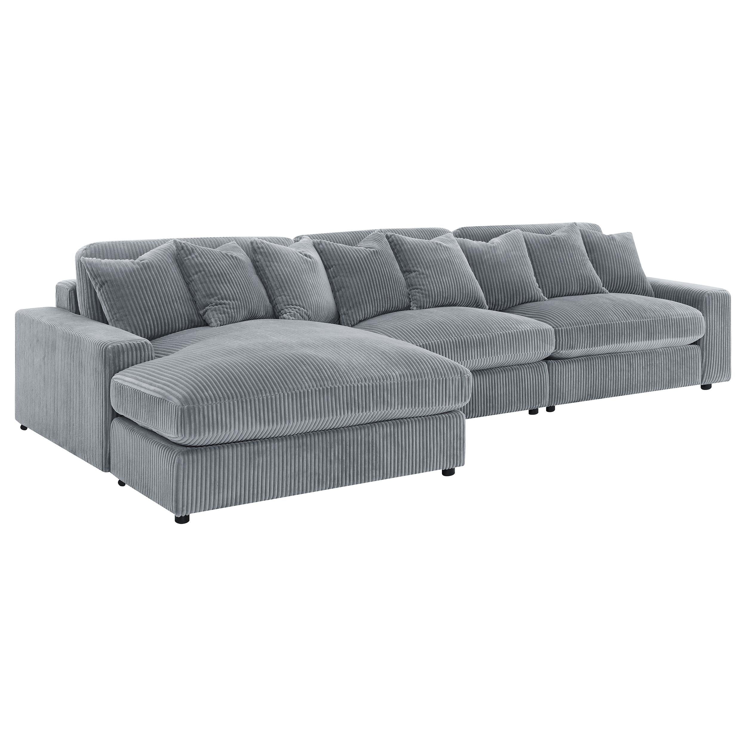 Blaine Upholstered Reversible Chaise Sectional Sofa - Luxury Home Furniture (MI)