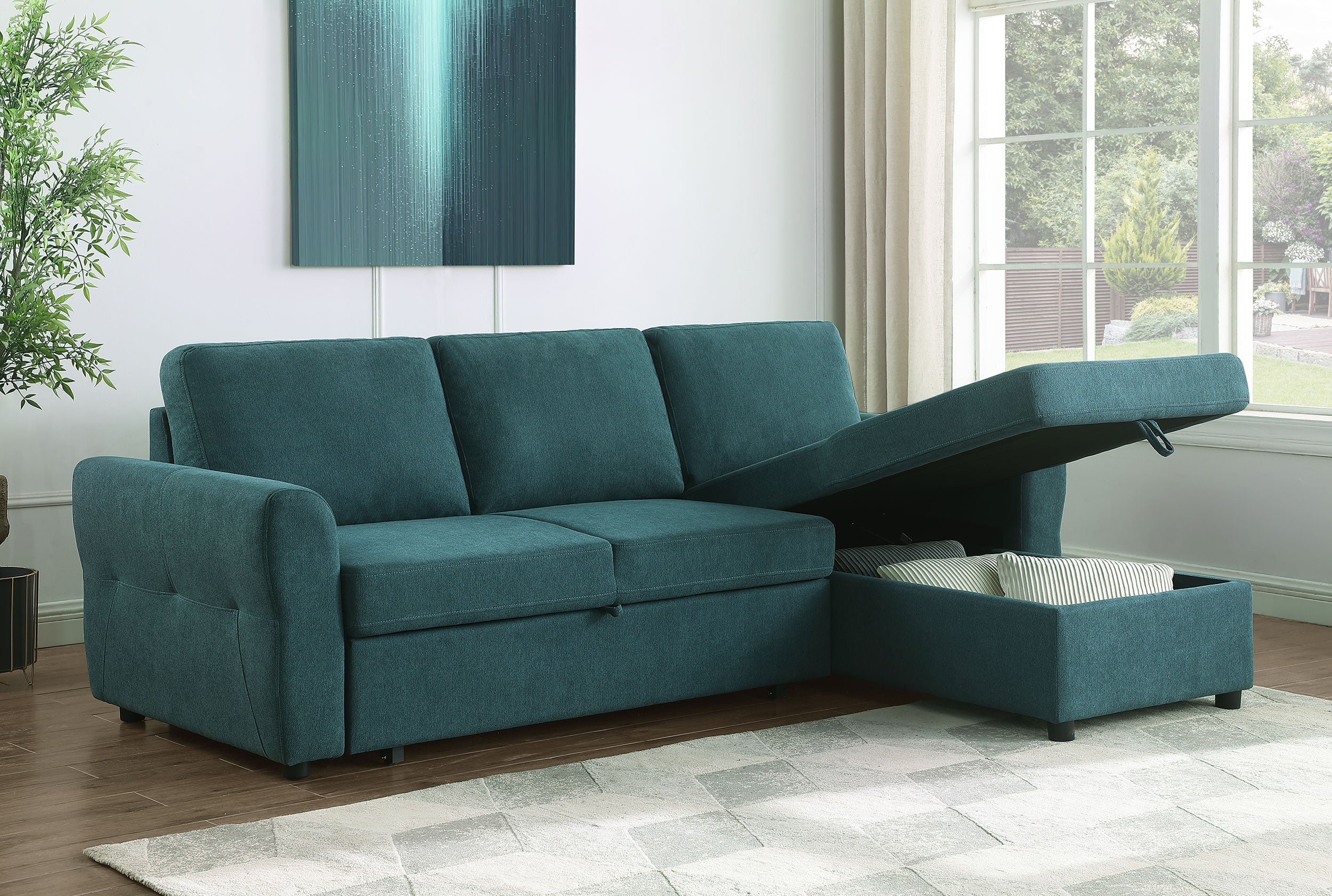 Samantha Sleeper Sectionals 2 - Luxury Home Furniture (MI)