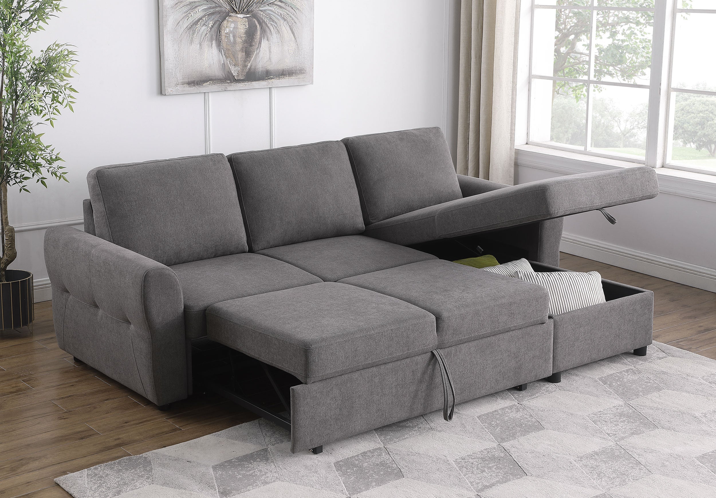 Samantha Sleeper Sectionals 2 - Luxury Home Furniture (MI)