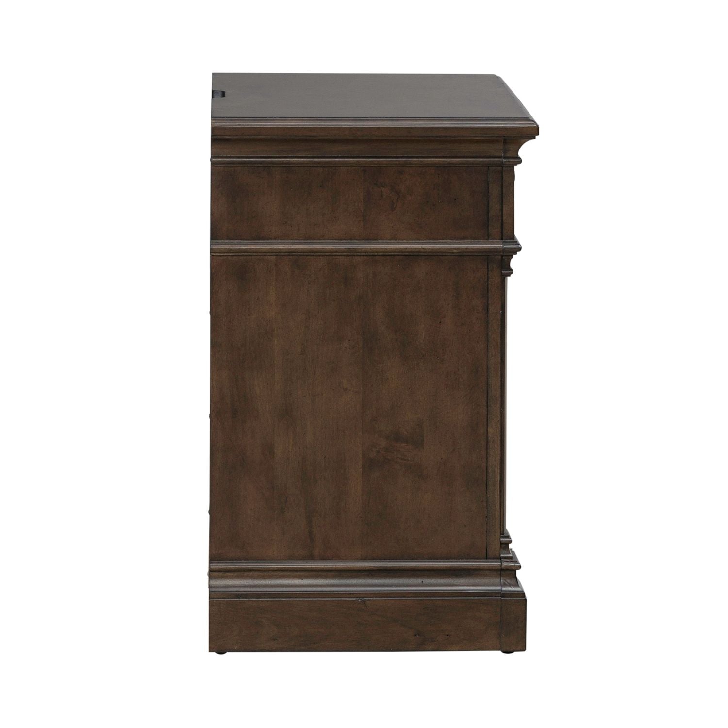 Arden Road Nightstand with Charging Station in Satin Cherry - Luxury Home Furniture (MI)