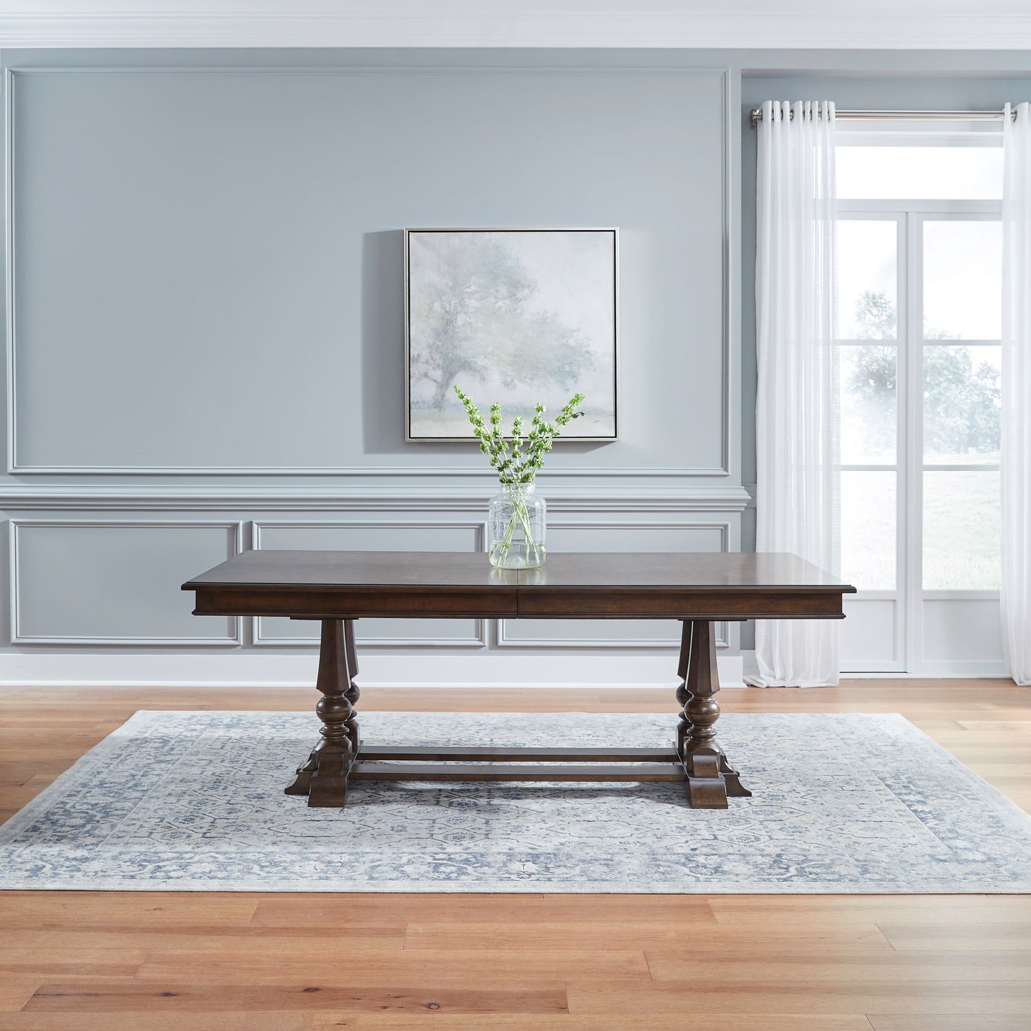 Arden Road Trestle Table Set - Luxury Home Furniture (MI)