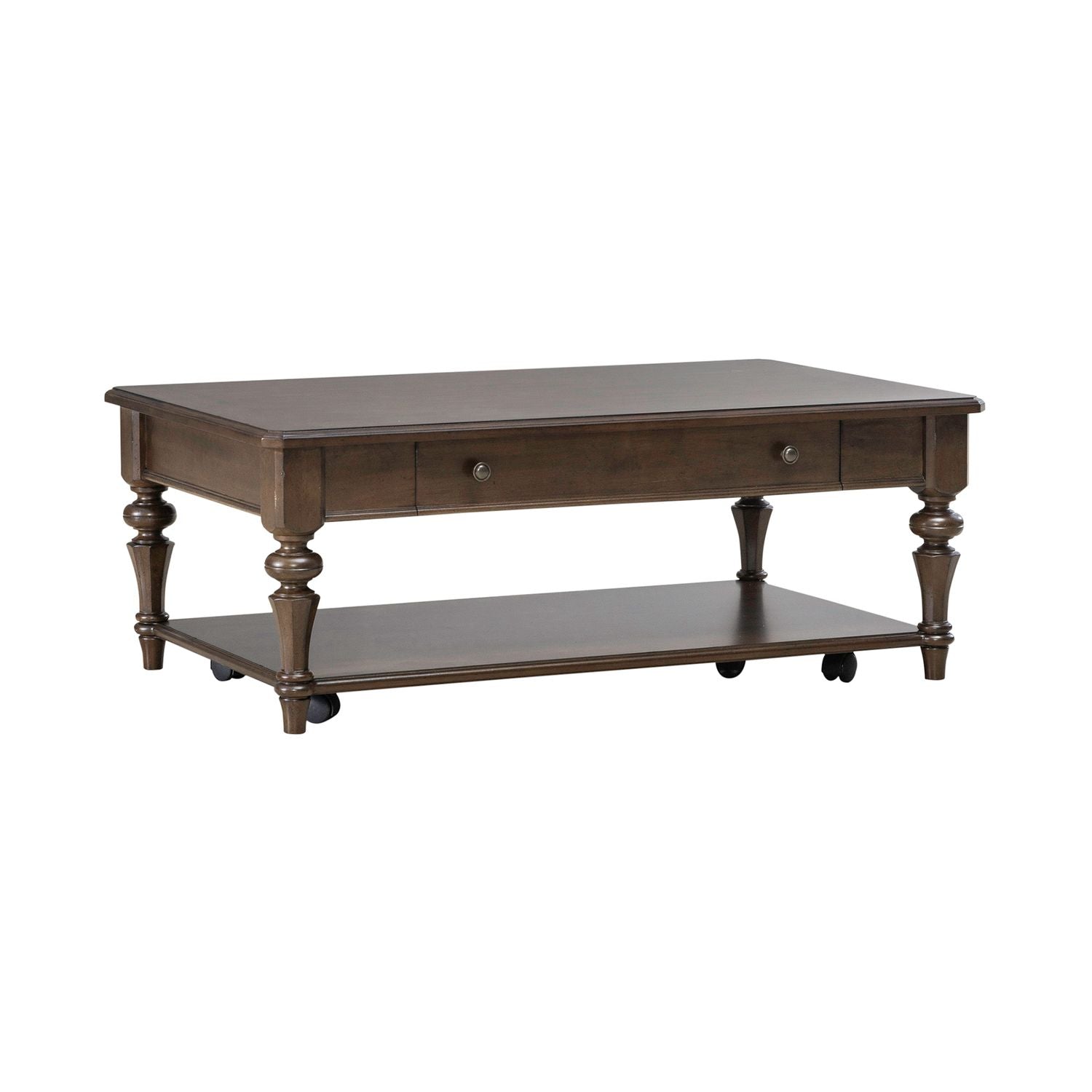 Arden Road Rectangular Cocktail Table in Satin Cherry - Luxury Home Furniture (MI)