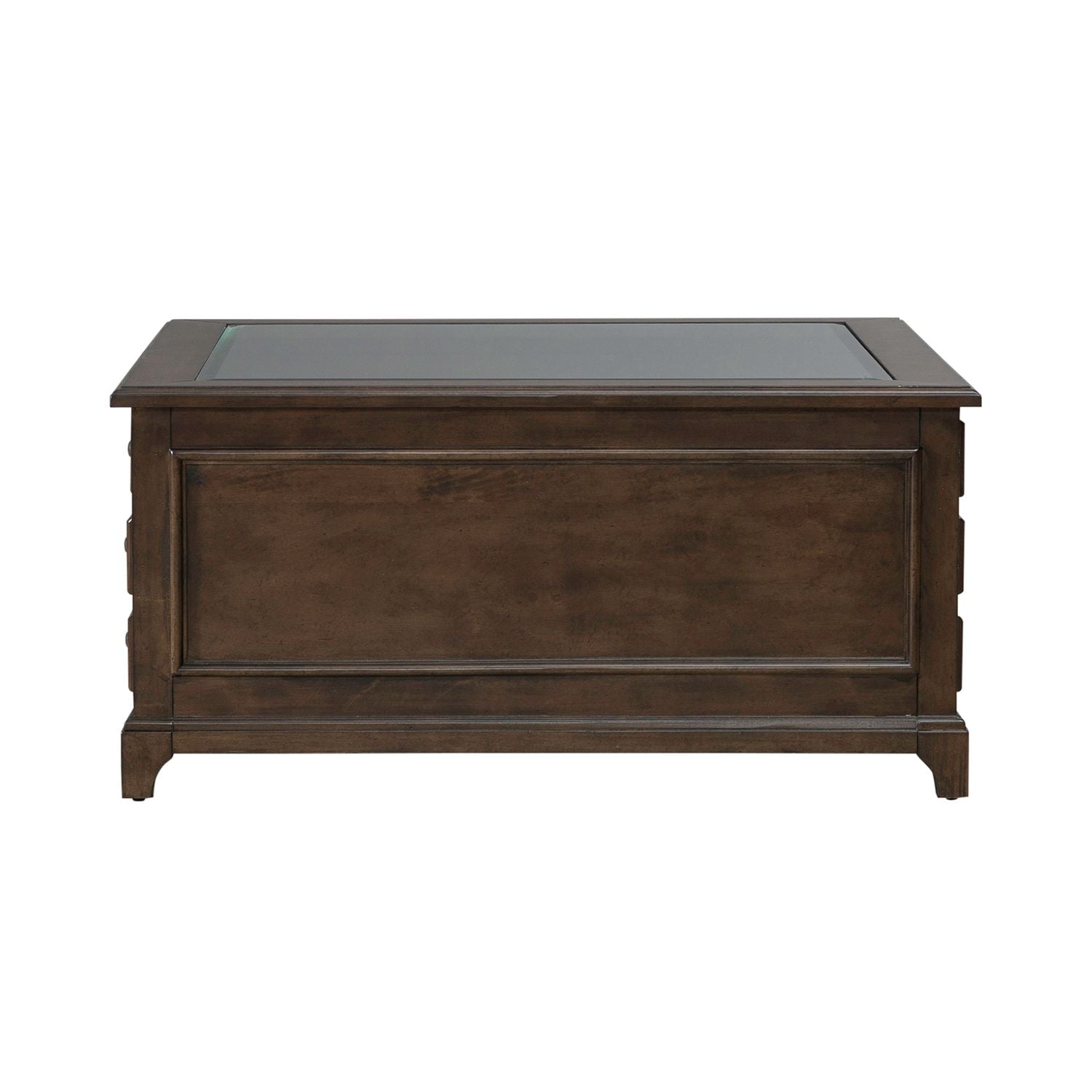 Arden Road Square Collector Cocktail Table in Satin Cherry - Luxury Home Furniture (MI)