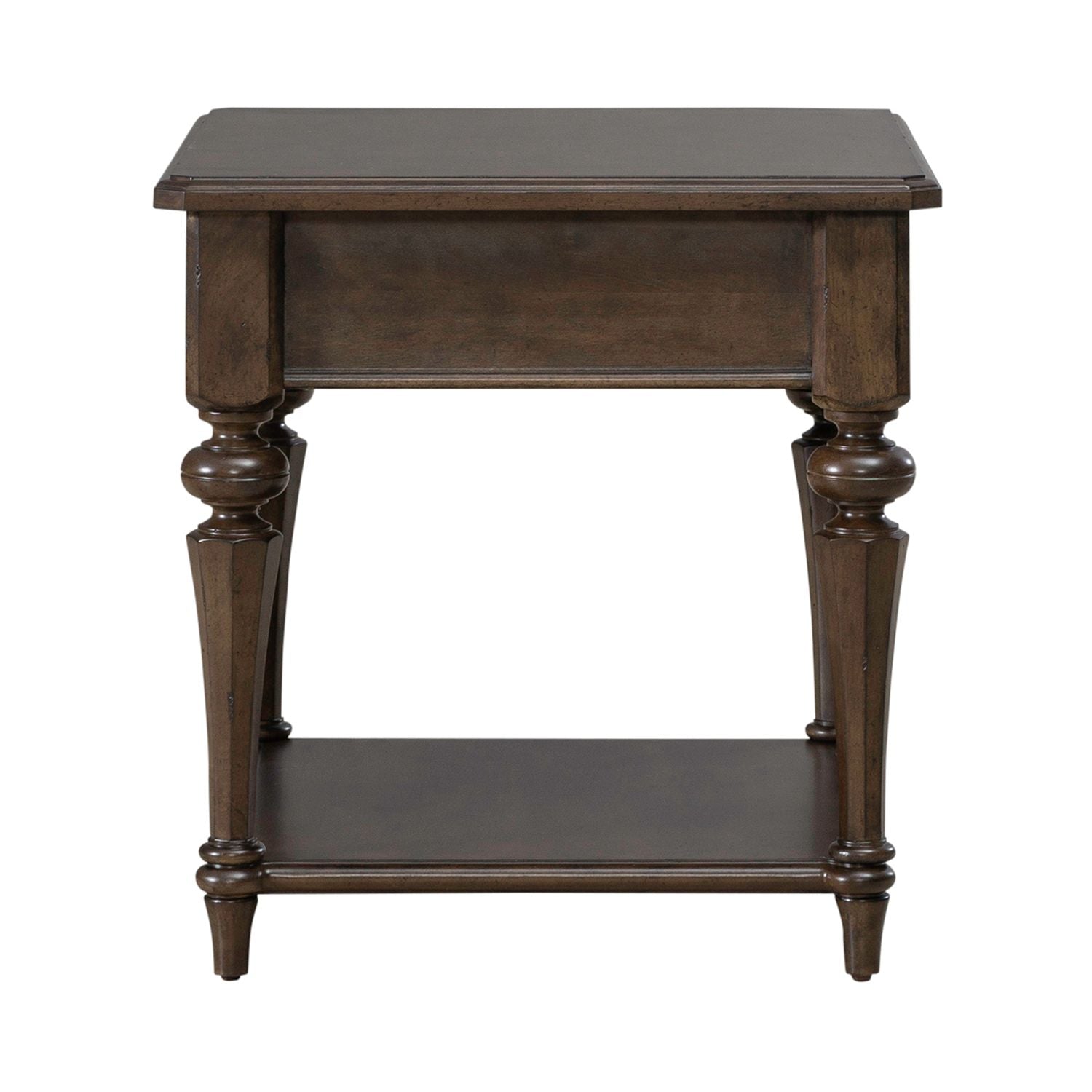 Arden Road Drawer End Table in Satin Cherry - Luxury Home Furniture (MI)