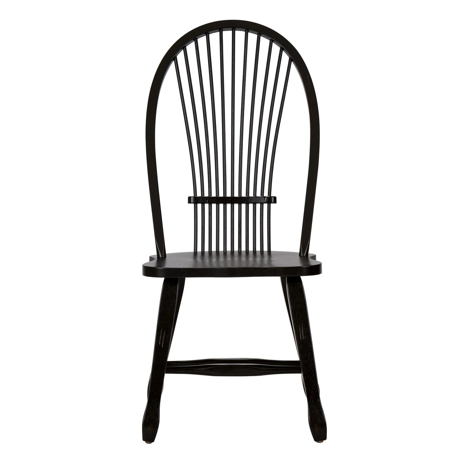 Treasures Sheaf Back Side Chair - Black image