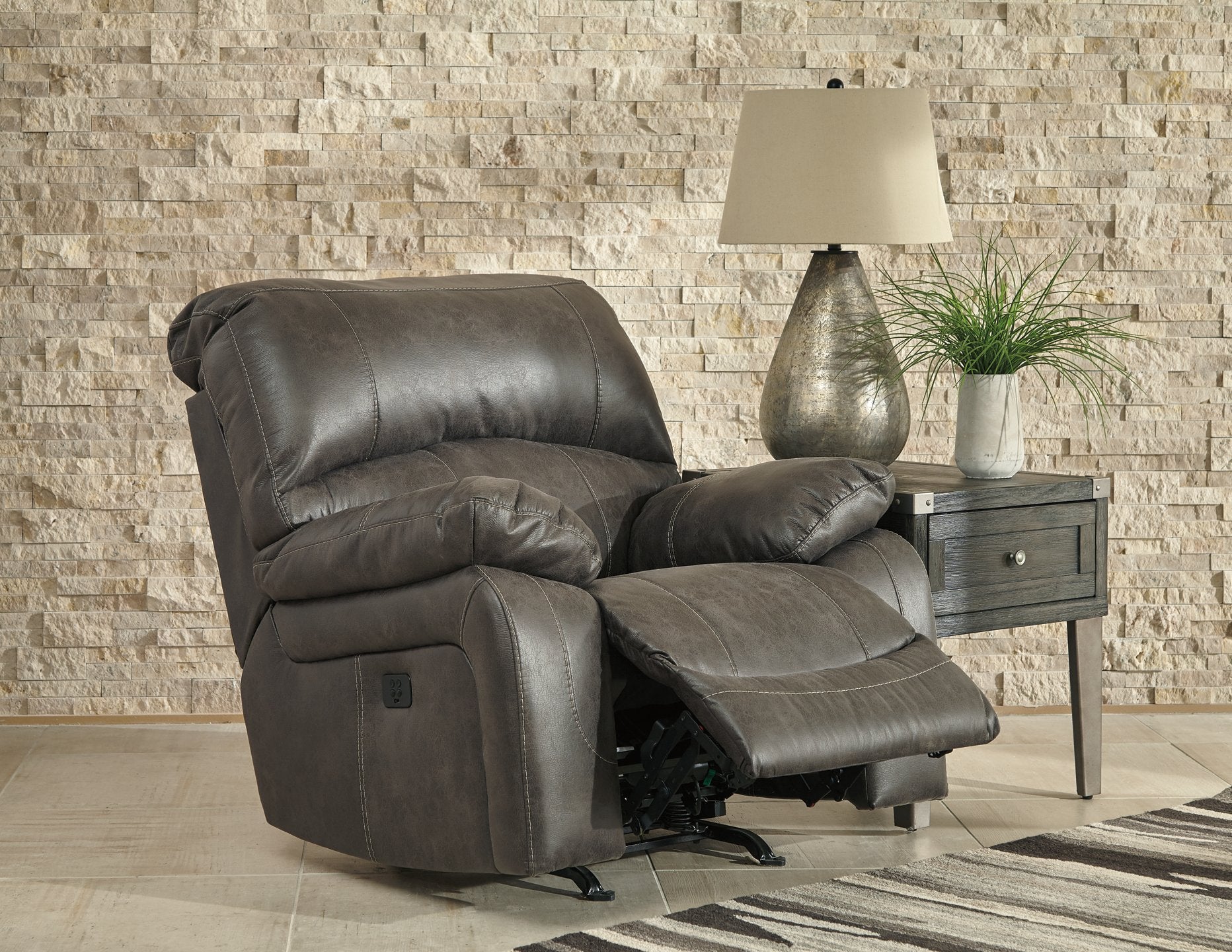 Dunwell Power Recliner - Luxury Home Furniture (MI)