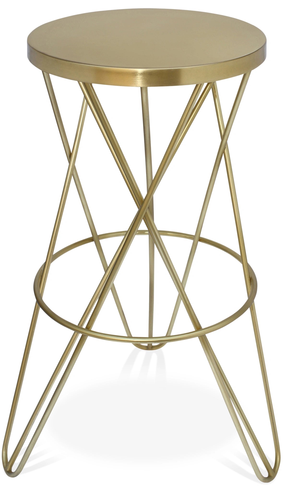 Mercury Gold Bar Stool