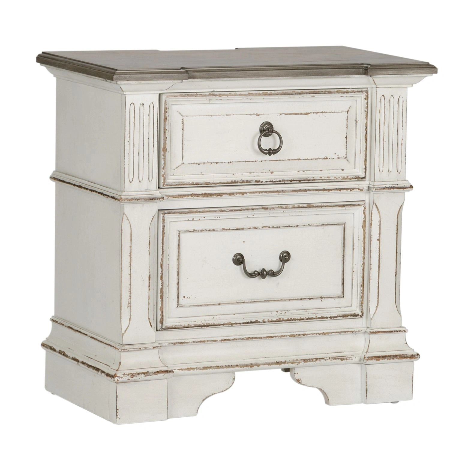 Abbey Park Panel Bed, Dresser & Mirror, Chest, Night Stand image