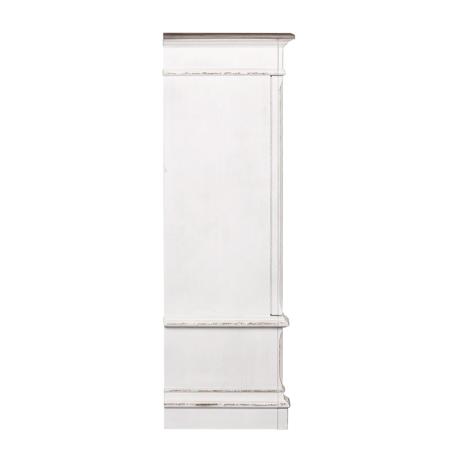 Abbey Park Mirrored Door Chest in Antique White - Luxury Home Furniture (MI)