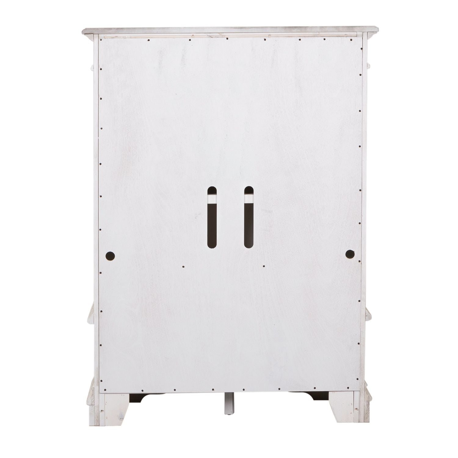 Abbey Park Mirrored Door Chest in Antique White - Luxury Home Furniture (MI)