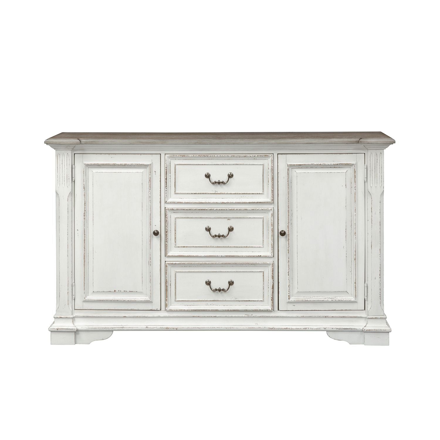 Abbey Park Buffet in Antique White image