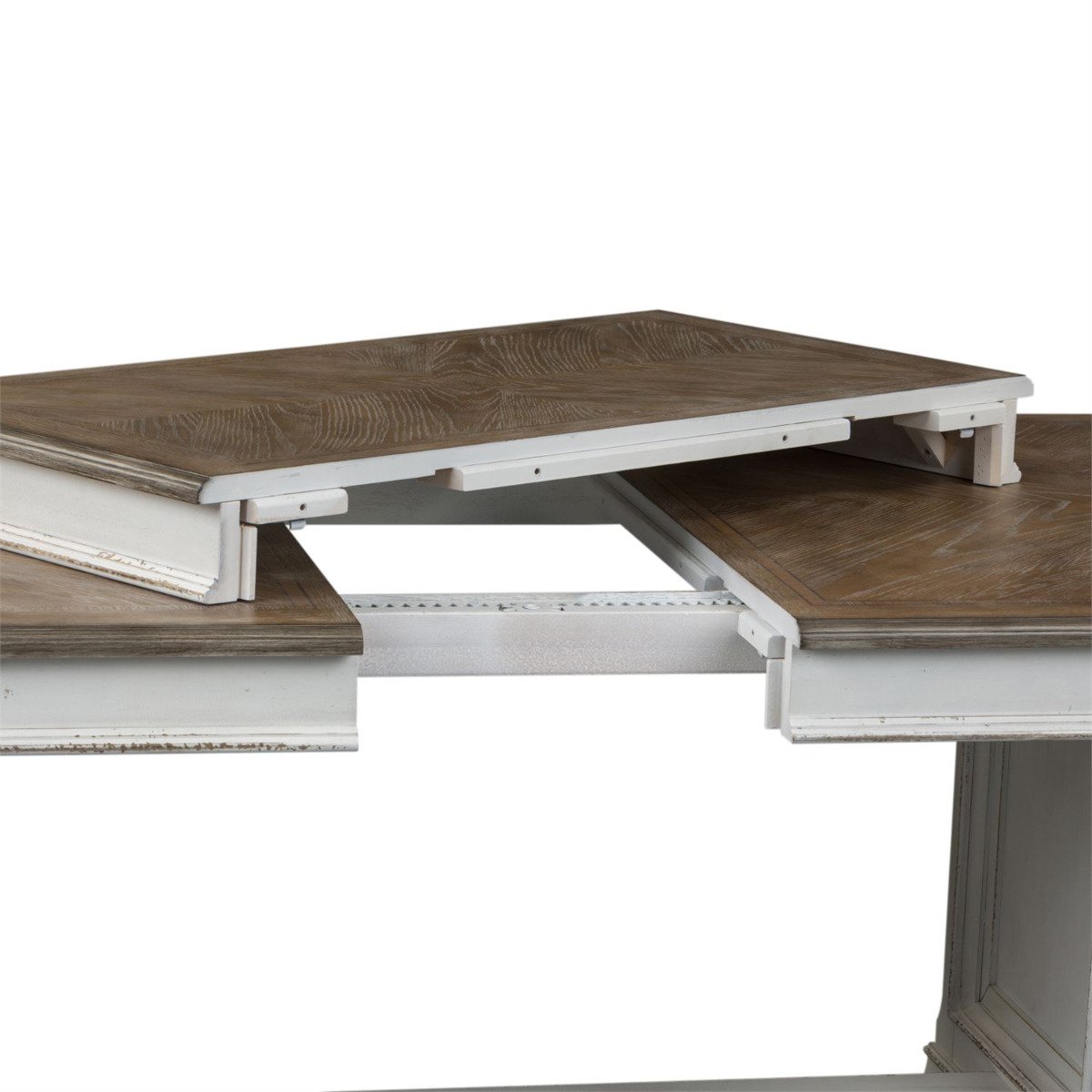 Liberty Furniture Abbey Park Trestle Dining Table in Antique White - Luxury Home Furniture (MI)