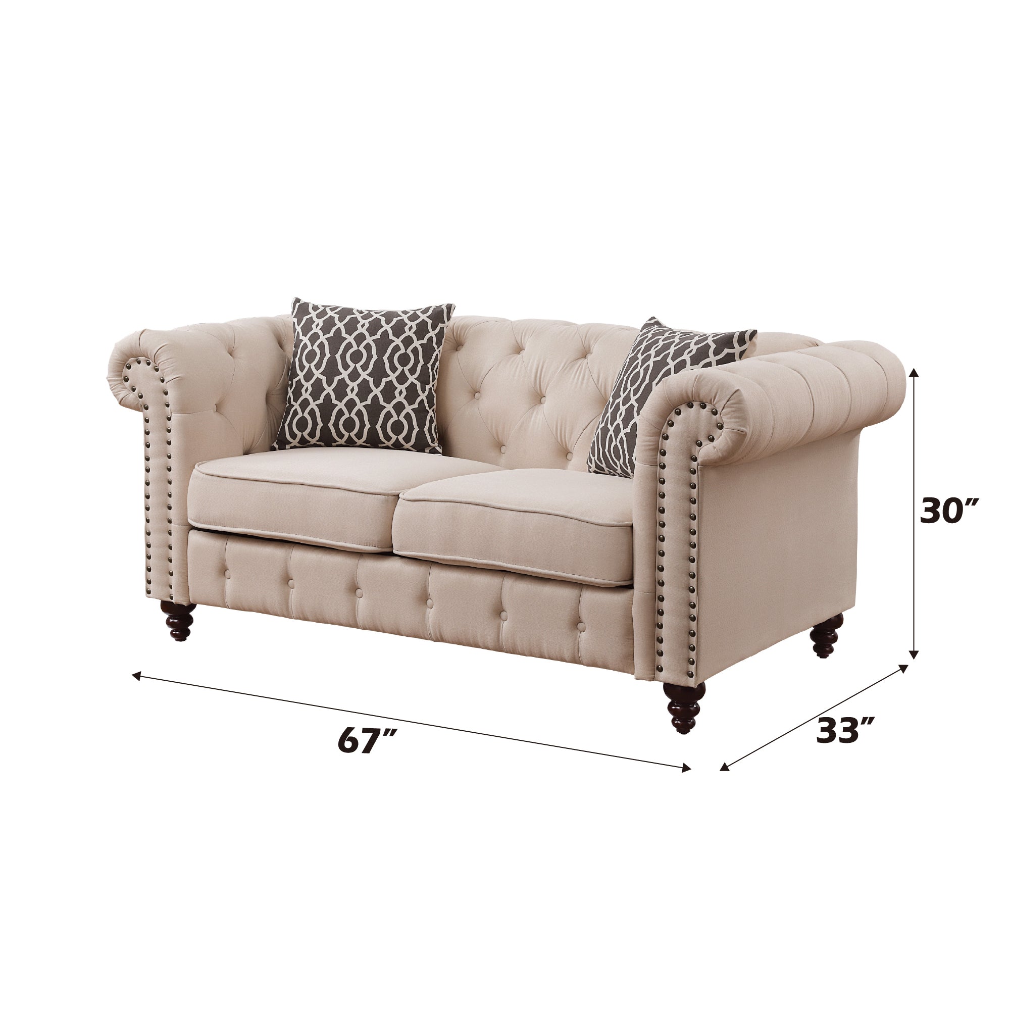 Loveseat (w/2 Pillows)