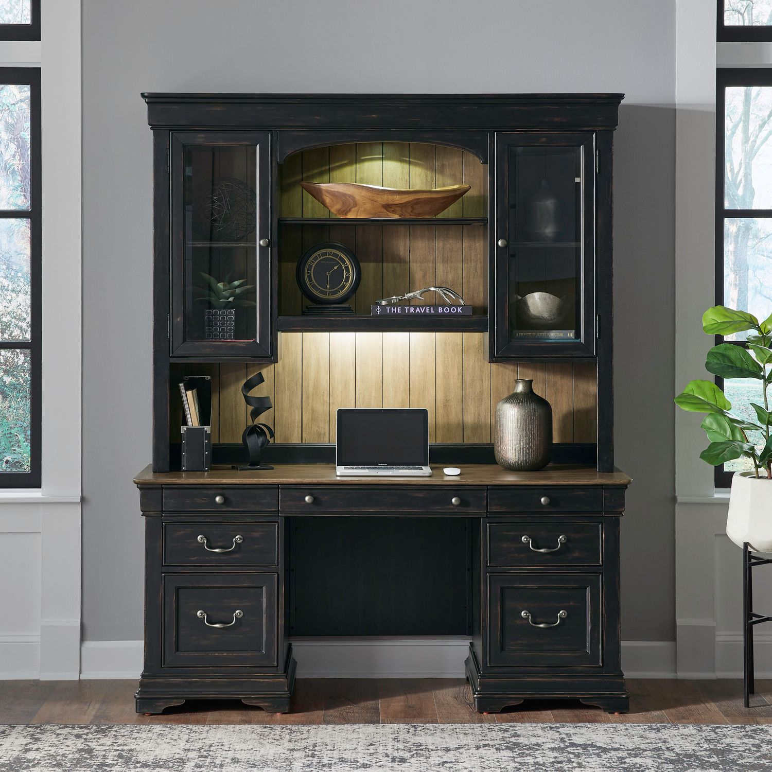 Meritage Credenza & Hutch image