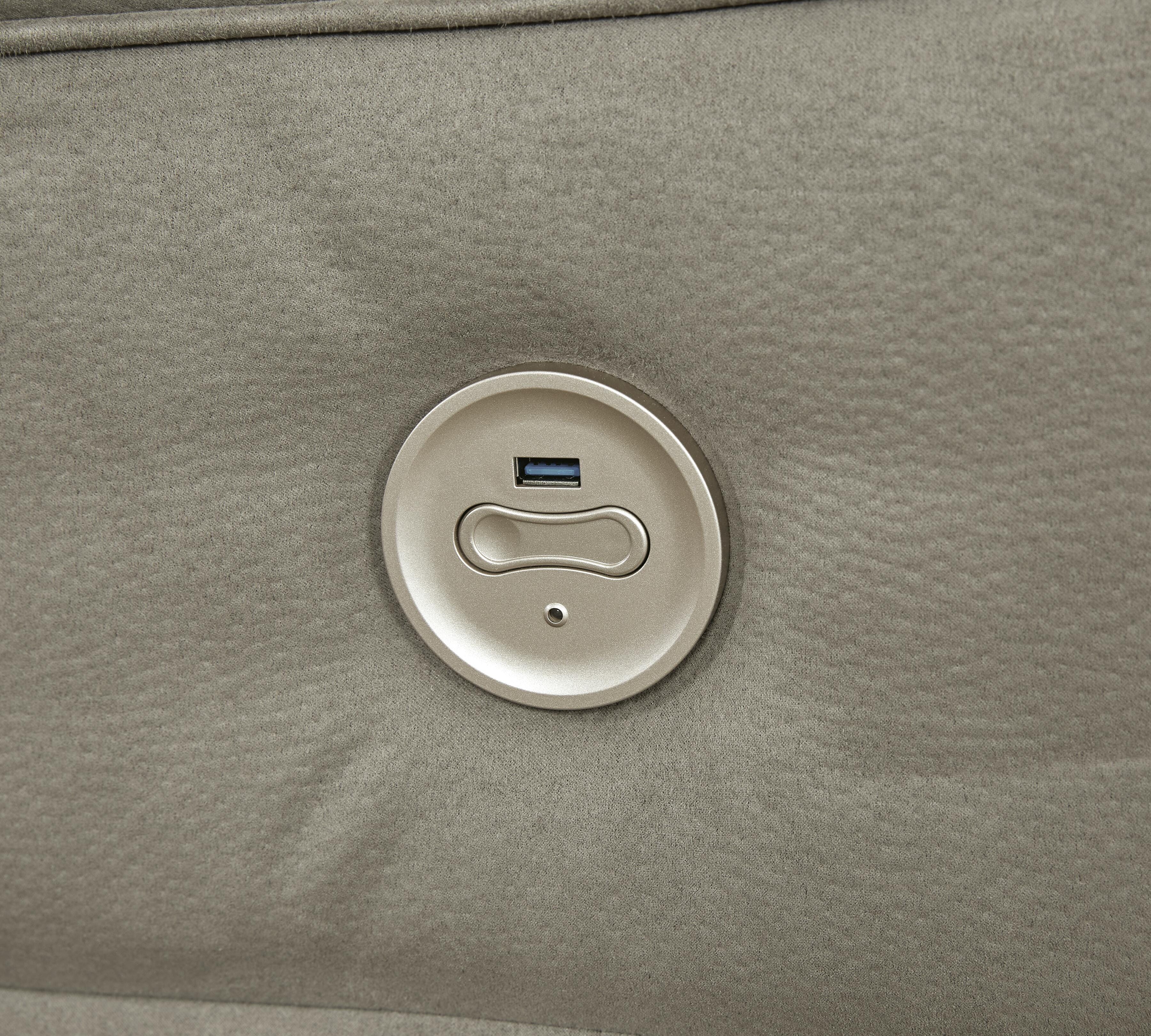 Next-Gen Gaucho Power Reclining Loveseat with Console - Luxury Home Furniture (MI)