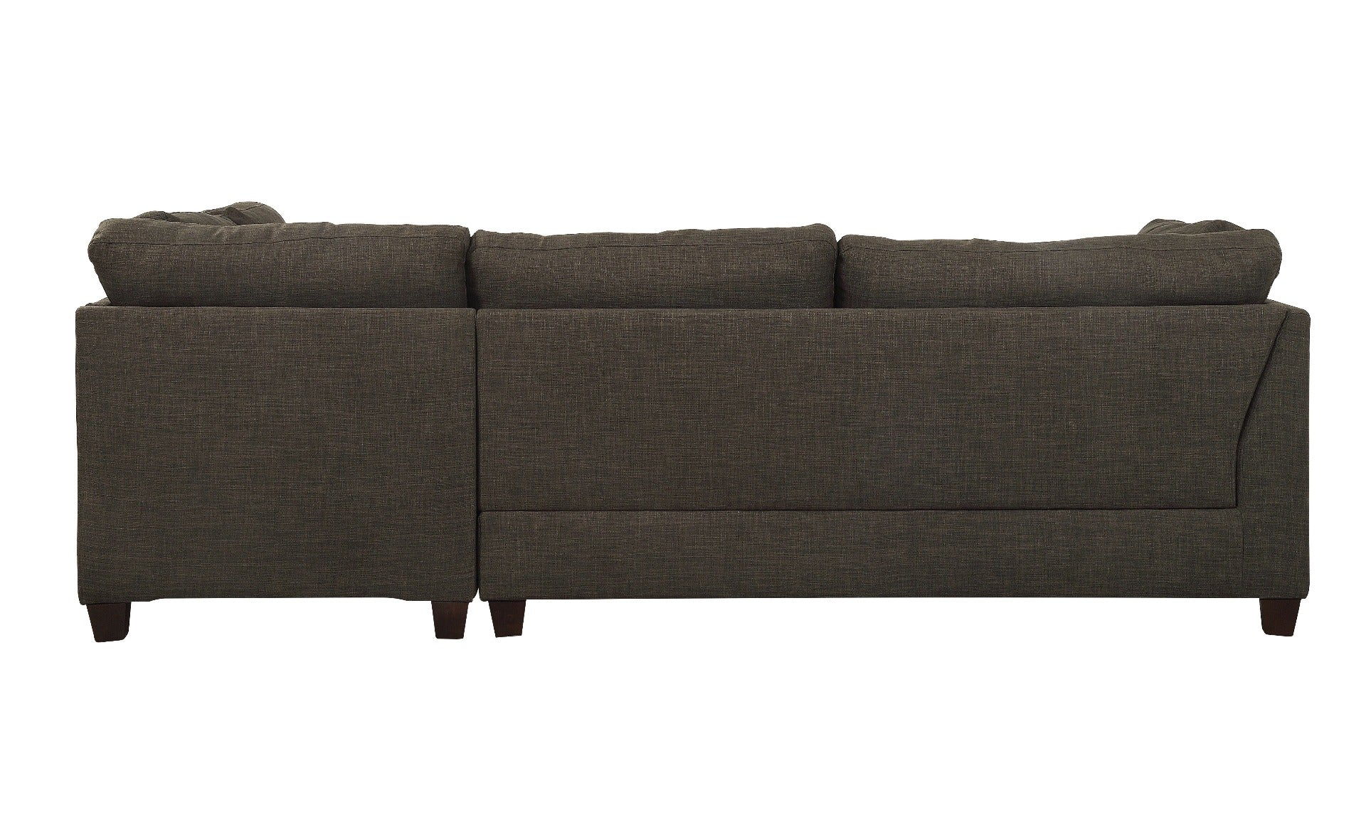 Sectional Sofa & Ottoman w/2 Pillows